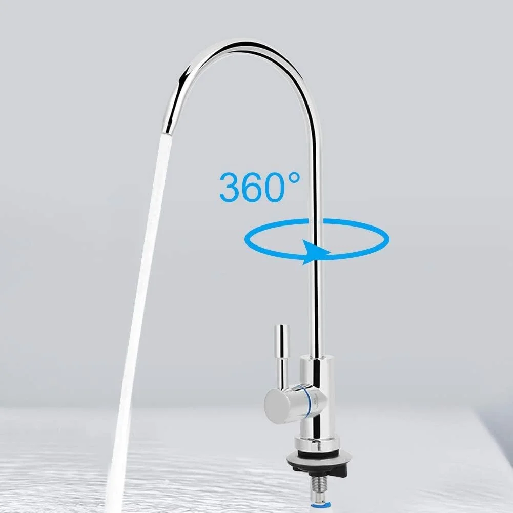 شیر آب یوسو، شیر آب تصفیه آب گردن غازی کوچک برای سیستم های تصفیه آب اسمز معکوس شیر آب یوسو، شیر آب تصفیه آب گردن غازی کوچک برای سیستم های تصفیه آب اسمز معکوس