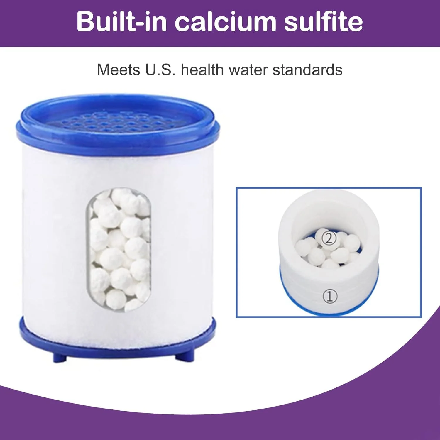 فیلترهای یدکی برای شیر آب سینک (40 عدد)، سازگار با تصفیه کننده آب شیر آشپزخانه و حمام - حذف کلر، فلوراید، فلزات سنگین و سختی آب فیلترهای یدکی برای شیر آب سینک (40 عدد)، سازگار با تصفیه کننده آب شیر آشپزخانه و حمام - حذف کلر، فلوراید، فلزات سنگین و سختی آب