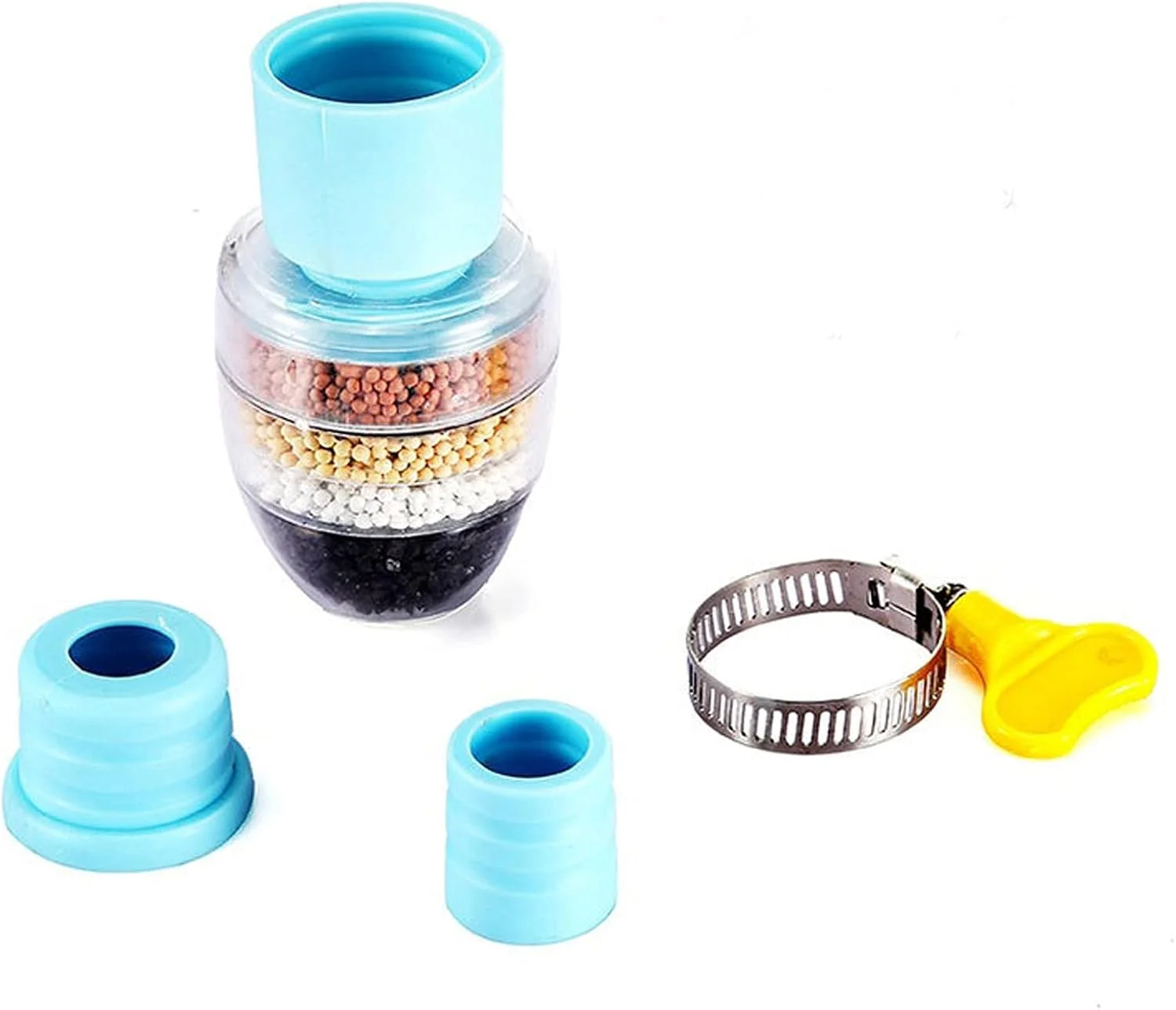 فیلتر آب شیر آب کربنی فعال Excefore بسته 3 عددی، رابط جهانی، فیلتر تصفیه آب تمیز شیر آشپزخانه خانگی، فیلتر آب شش لایه فیلتر آب شیر آب کربنی فعال Excefore بسته 3 عددی، رابط جهانی، فیلتر تصفیه آب تمیز شیر آشپزخانه خانگی، فیلتر آب شش لایه