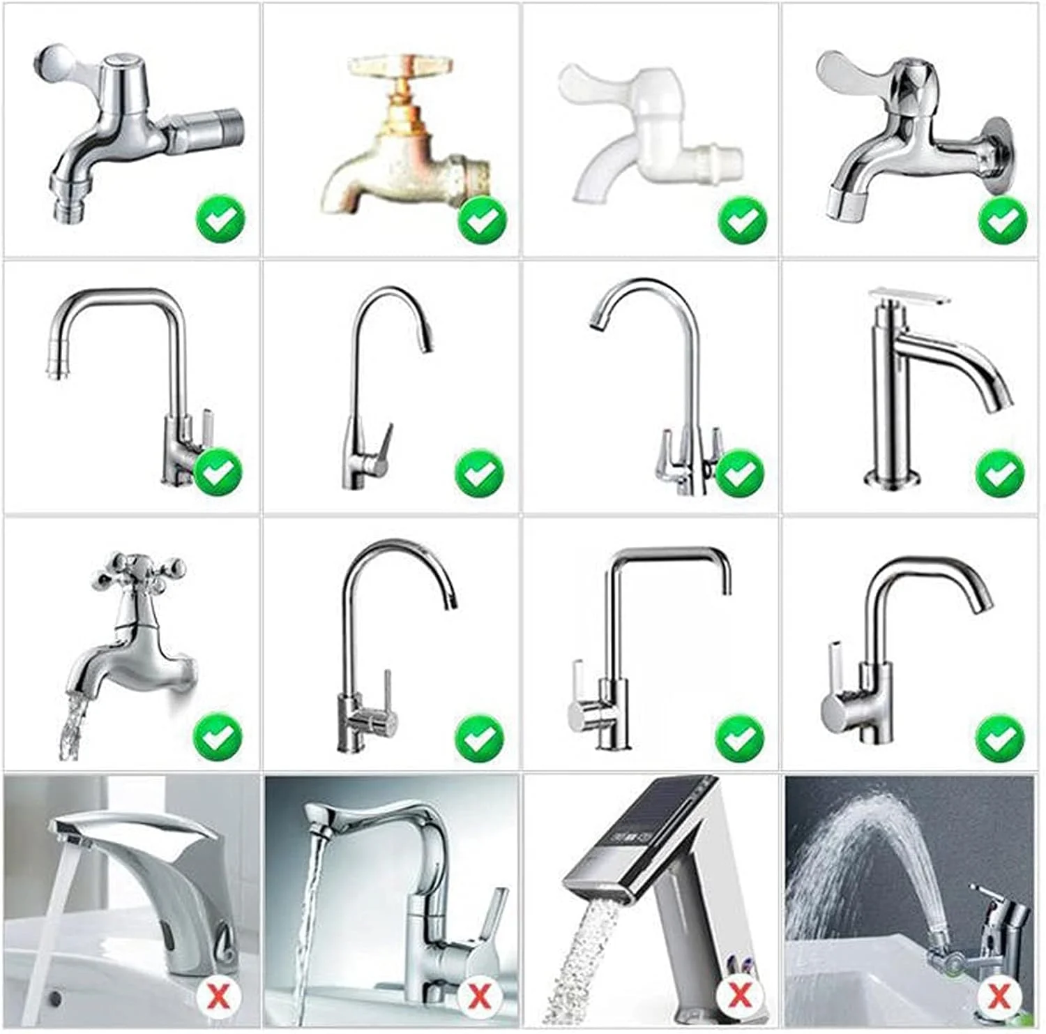 فیلتر آب شیر آب کربنی فعال Excefore بسته 3 عددی، رابط جهانی، فیلتر تصفیه آب تمیز شیر آشپزخانه خانگی، فیلتر آب شش لایه فیلتر آب شیر آب کربنی فعال Excefore بسته 3 عددی، رابط جهانی، فیلتر تصفیه آب تمیز شیر آشپزخانه خانگی، فیلتر آب شش لایه