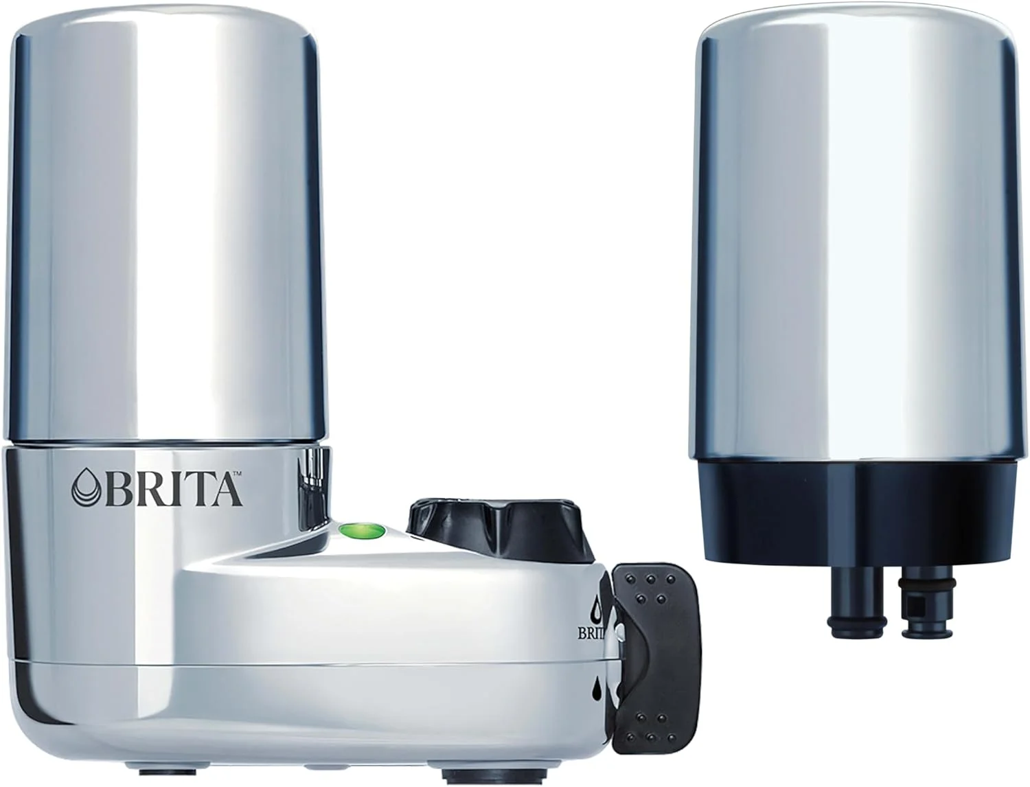 سیستم تصفیه آب شیر آب Brita Basic، تصفیه کننده آب شیر بدون BPA برای سینک، کاهش 99٪ سرب، فیلتر Elite، ماندگاری چهار ماه، شامل 1 سیستم/2 فیلتر، کروم سیستم تصفیه آب شیر آب Brita Basic، تصفیه کننده آب شیر بدون BPA برای سینک، کاهش 99٪ سرب، فیلتر Elite، ماندگاری چهار ماه، شامل 1 سیستم/2 فیلتر، کروم