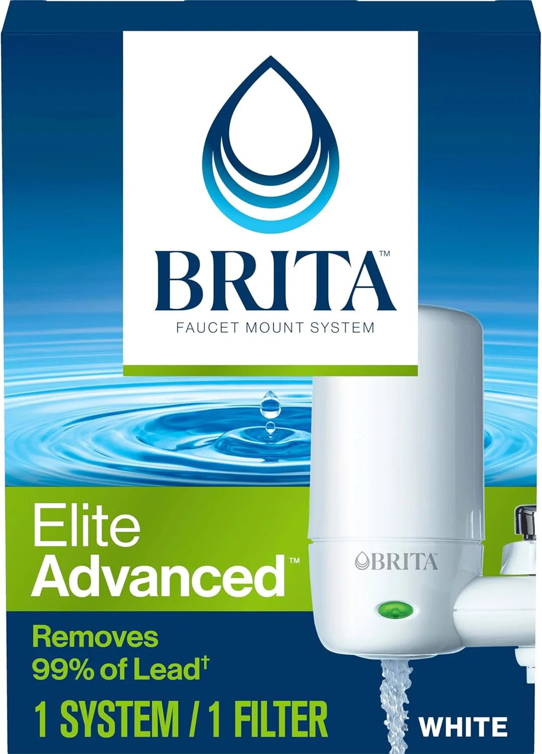 سیستم فیلتر آب شیر Brita مدل 42201 به همراه یادآور تعویض فیلتر سیستم فیلتر آب شیر Brita مدل 42201 به همراه یادآور تعویض فیلتر