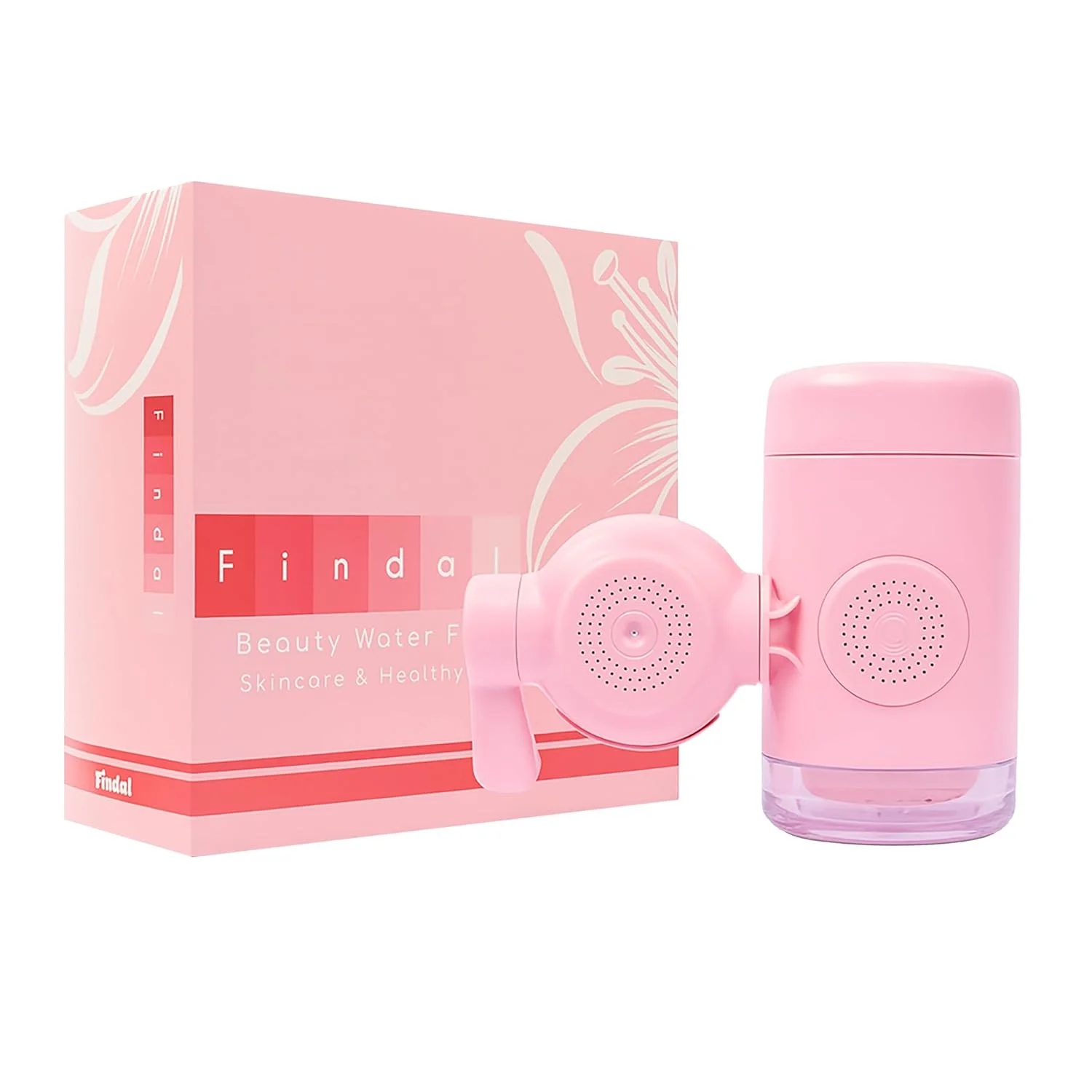 فیلتر آب شیر فایندال بیوتی - دستگاه تصفیه آب سینک ممتاز برای مراقبت از پوست، موهای سالم و مراقبت از کودک - کاهش سرب، کلر، فلزات سنگین و زنگ زدگی - سفارشی شده برای آب کشورهای حوزه خلیج فارس - صورتی فیلتر آب شیر فایندال بیوتی - دستگاه تصفیه آب سینک ممتاز برای مراقبت از پوست، موهای سالم و مراقبت از کودک - کاهش سرب، کلر، فلزات سنگین و زنگ زدگی - سفارشی شده برای آب کشورهای حوزه خلیج فارس - صورتی