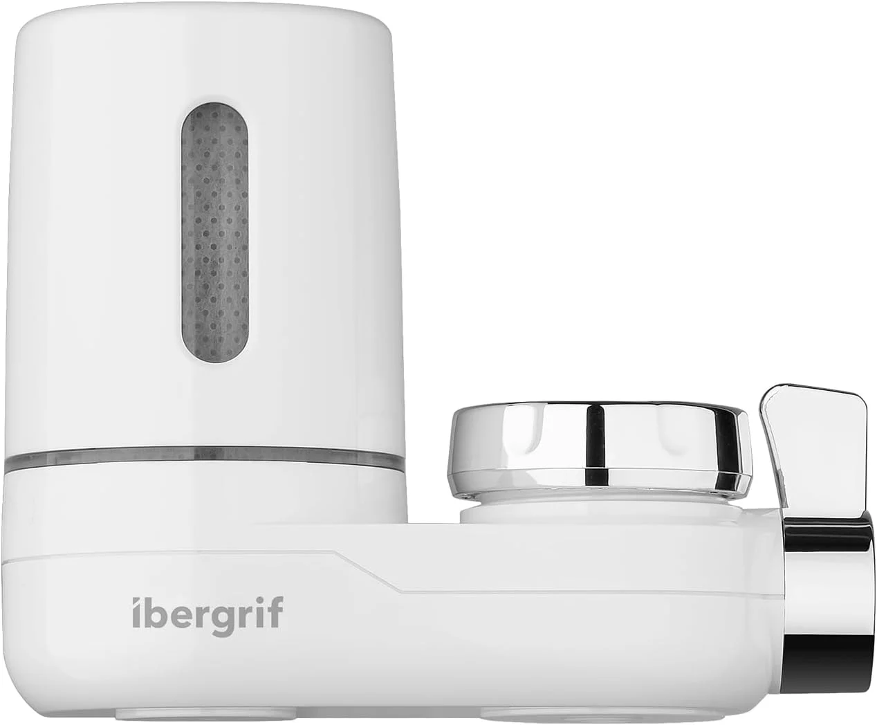 سیستم فیلتراسیون شیر آب Ibergrif M91007، فیلتر آب شیر، تصفیه کننده آشپزخانه، مناسب برای شیرهای استاندارد (شامل 1 فیلتر) سیستم فیلتراسیون شیر آب Ibergrif M91007، فیلتر آب شیر، تصفیه کننده آشپزخانه، مناسب برای شیرهای استاندارد (شامل 1 فیلتر)