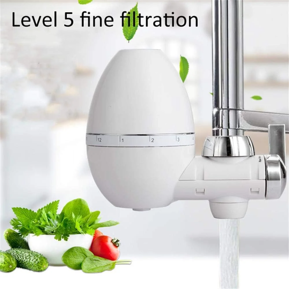 دستگاه تصفیه آب JINBAO، فیلتر نصب شده روی شیر آشپزخانه، دستگاه تصفیه آب خانگی، فیلتر آب نرم کننده آب با کربن فعال برای مصارف خانگی