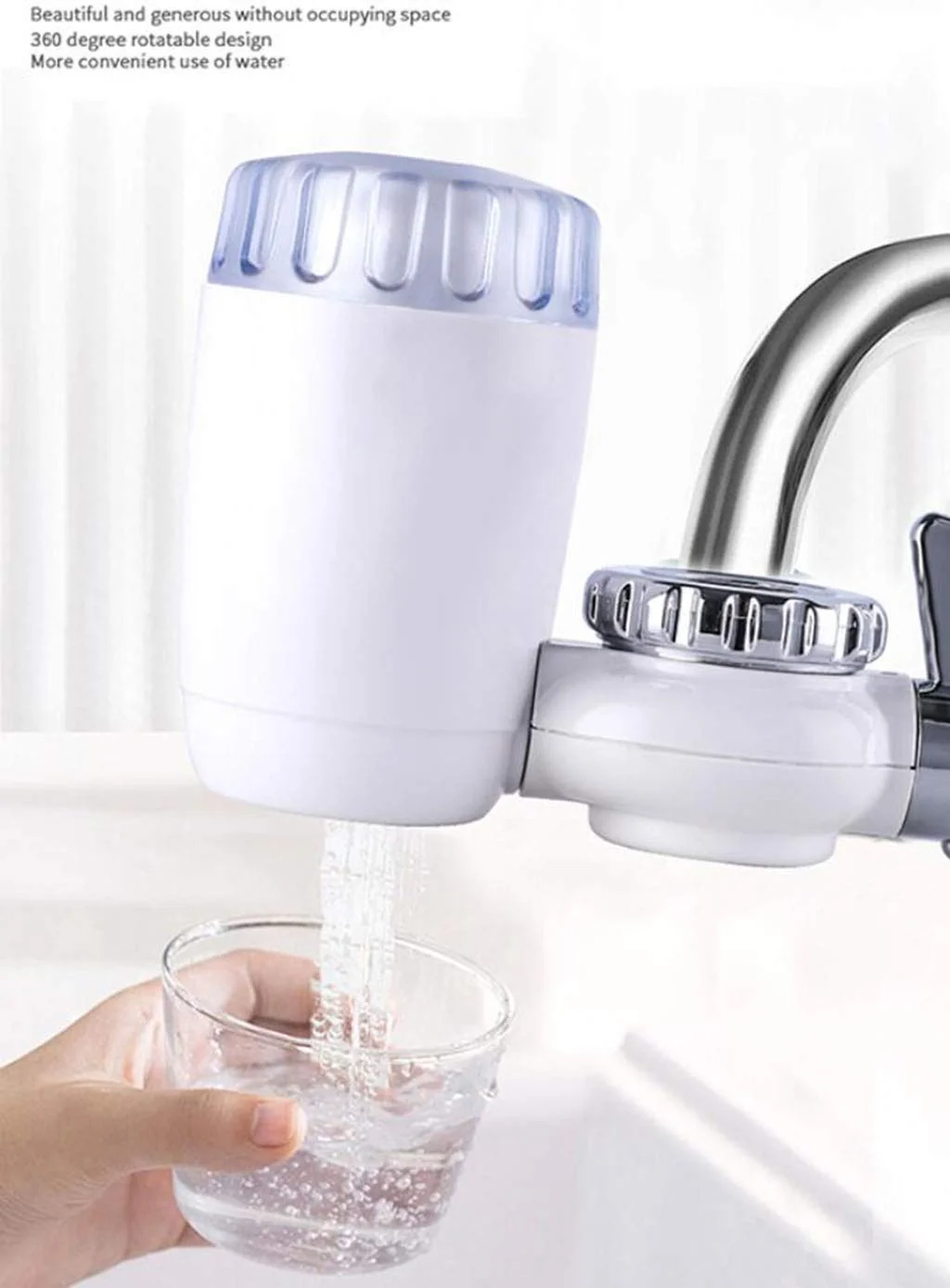 تصفیه کننده کوچک آب LBJYDGE، سر ضد پاشش آشپزخانه، تصفیه کننده کوچک آب، فیلتر شیر آب، فیلتر آب آشامیدنی مستقیم هفت مرحله ای تصفیه آب خانگی، فیلتر سرامیکی تصفیه کننده کوچک آب LBJYDGE، سر ضد پاشش آشپزخانه، تصفیه کننده کوچک آب، فیلتر شیر آب، فیلتر آب آشامیدنی مستقیم هفت مرحله ای تصفیه آب خانگی، فیلتر سرامیکی