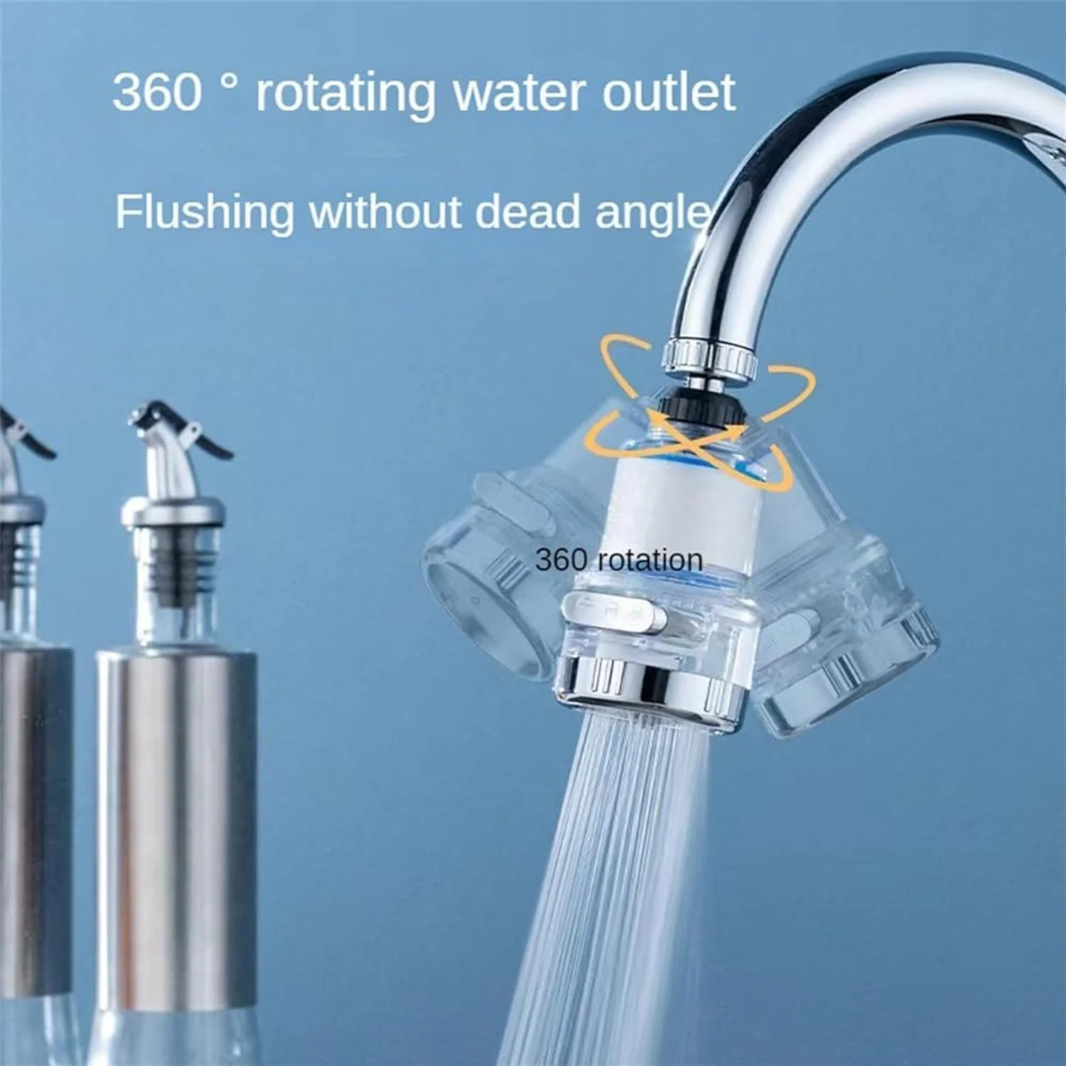 فیلتر آب شیر آشپزخانه، فیلتر آب سینک با قابلیت چرخش 360 درجه، فیلتر ضد پاشش شیر آب، فیلتر آب لوله کشی، 3 حالت قابل تنظیم برای آشپزخانه حمام وان دوش منزل فیلتر آب شیر آشپزخانه، فیلتر آب سینک با قابلیت چرخش 360 درجه، فیلتر ضد پاشش شیر آب، فیلتر آب لوله کشی، 3 حالت قابل تنظیم برای آشپزخانه حمام وان دوش منزل