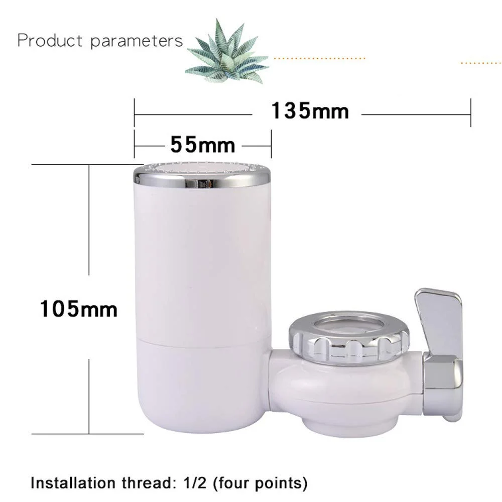 تصفیه کننده آب شیر Pkfinrd، فیلتر آب شیر آشپزخانه با مواد فوق جاذب - مناسب برای شیرهای استاندارد، سازگار با سیستم فیلتراسیون آب شیر