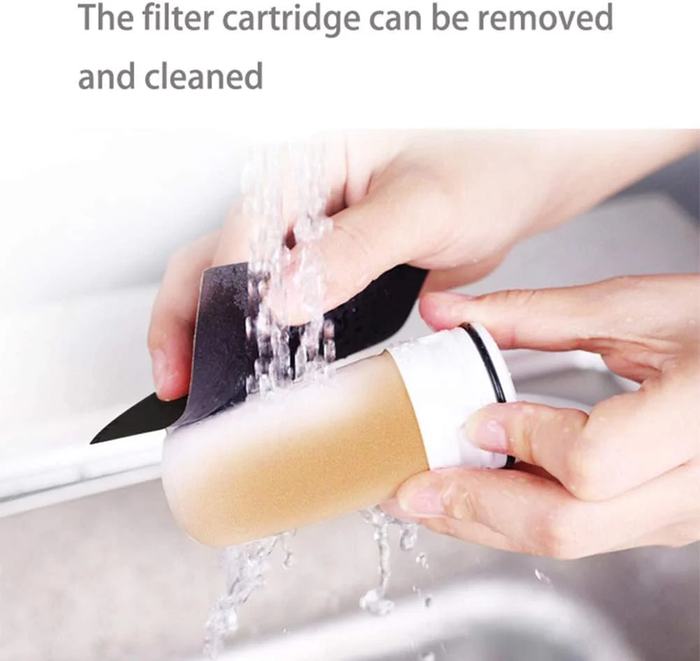 فیلتر آب، فیلتر شیر آب تصفیه کننده آب شیر آشپزخانه، پرکولاتور سرامیکی قابل شستشو، مینی آب با 4 فیلتر جایگزین برای آشپزخانه حمام فیلتر آب، فیلتر شیر آب تصفیه کننده آب شیر آشپزخانه، پرکولاتور سرامیکی قابل شستشو، مینی آب با 4 فیلتر جایگزین برای آشپزخانه حمام