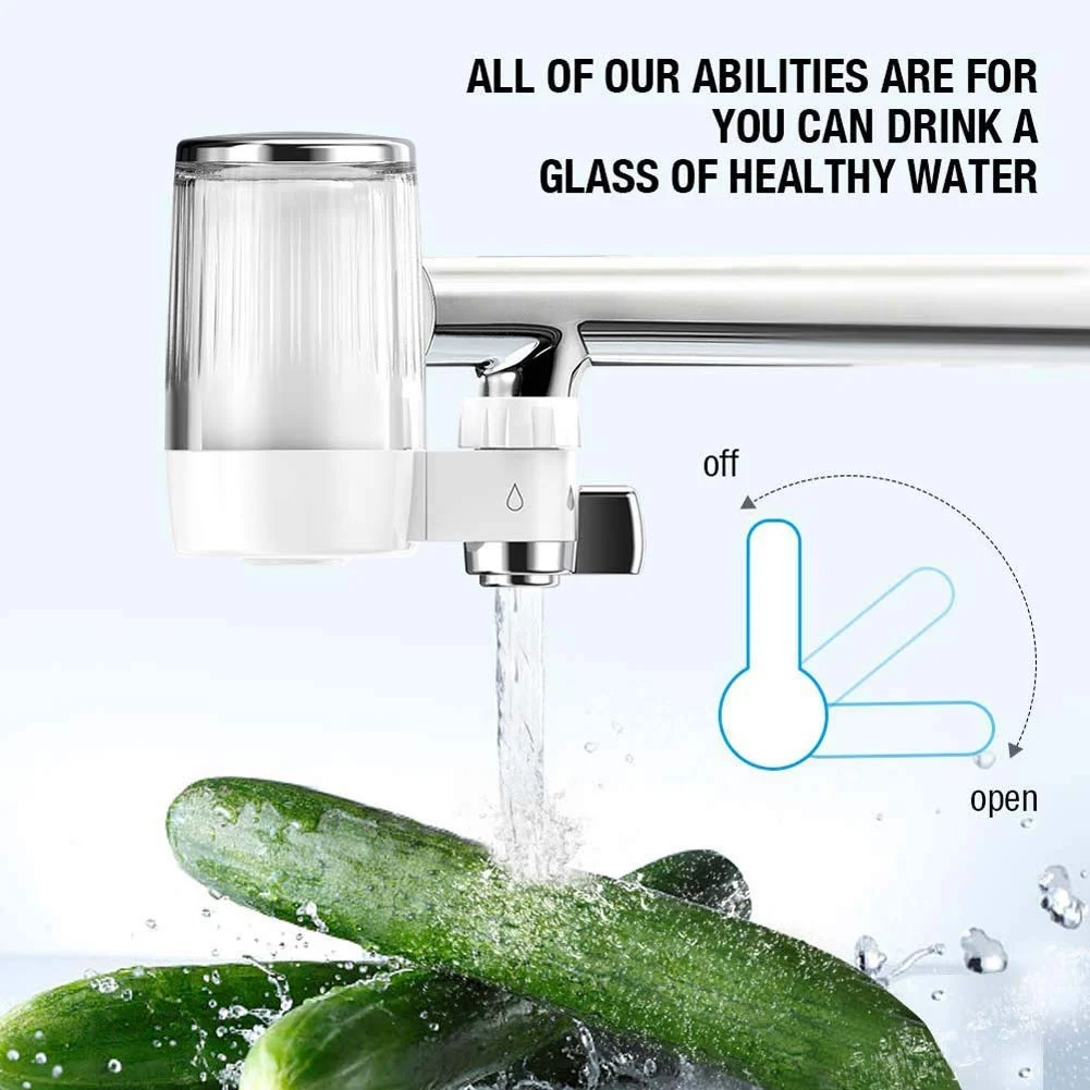 دستگاه تصفیه آب شیر آشپزخانه Pkfinrd، تصفیه کننده سرامیکی 8 لایه، کاهش فلزات سنگین و باکتری ها برای آشامیدن و مصارف خانگی دستگاه تصفیه آب شیر آشپزخانه Pkfinrd، تصفیه کننده سرامیکی 8 لایه، کاهش فلزات سنگین و باکتری ها برای آشامیدن و مصارف خانگی