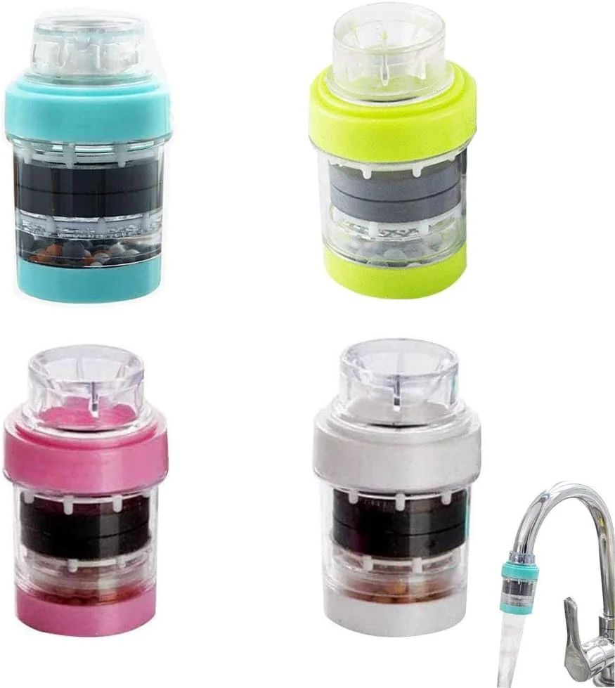 فیلتر آب کربن فعال ممتاز برای شیرآلات - حذف موثر کلر، فلوراید و فلزات سنگین - ایده آل برای استفاده در آشپزخانه و حمام - موجود در 4 رنگ شیک فیلتر آب کربن فعال ممتاز برای شیرآلات - حذف موثر کلر، فلوراید و فلزات سنگین - ایده آل برای استفاده در آشپزخانه و حمام - موجود در 4 رنگ شیک