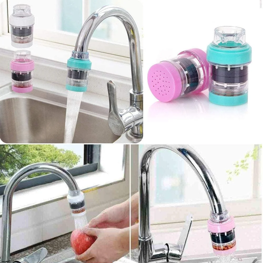 فیلتر آب کربن فعال ممتاز برای شیرآلات - حذف موثر کلر، فلوراید و فلزات سنگین - ایده آل برای استفاده در آشپزخانه و حمام - موجود در 4 رنگ شیک فیلتر آب کربن فعال ممتاز برای شیرآلات - حذف موثر کلر، فلوراید و فلزات سنگین - ایده آل برای استفاده در آشپزخانه و حمام - موجود در 4 رنگ شیک