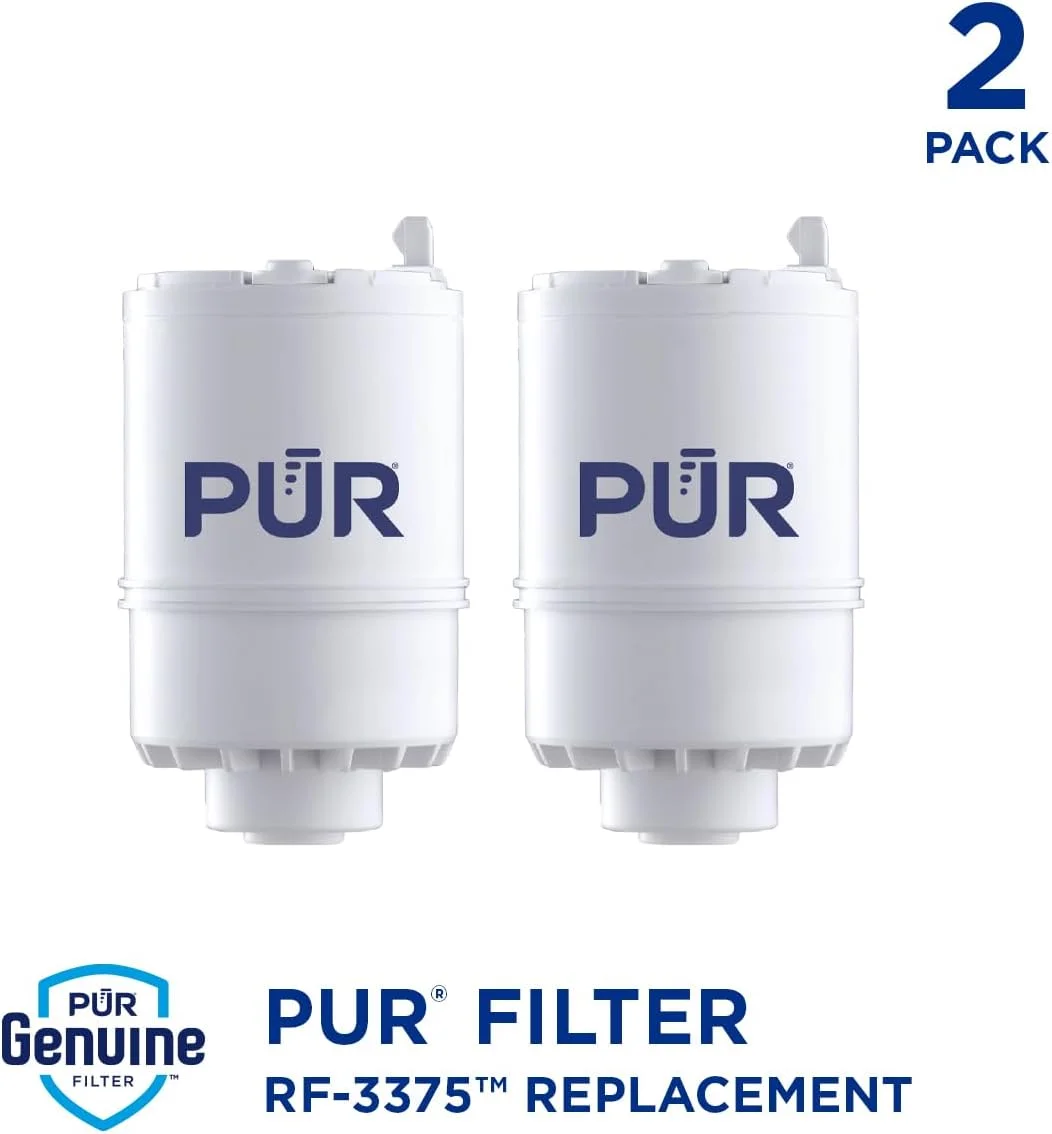 فیلتر جایگزین شیر آب تصفیه آب PUR، بسته 2 عددی، فیلتر اصلی PUR، فیلتراسیون قدرتمند 2 در 1، شامل حذف سرب، ارزش 6 ماهه، سفید (RF33752) فیلتر جایگزین شیر آب تصفیه آب PUR، بسته 2 عددی، فیلتر اصلی PUR، فیلتراسیون قدرتمند 2 در 1، شامل حذف سرب، ارزش 6 ماهه، سفید (RF33752)