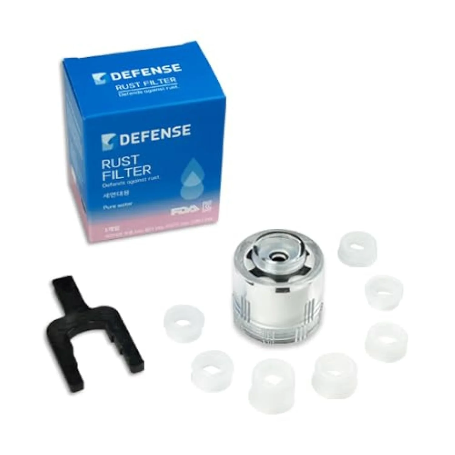 کیت تصفیه آب برای شیر روشویی و سینک | حذف زنگ زدگی، بو، کلر و فلزات سنگین