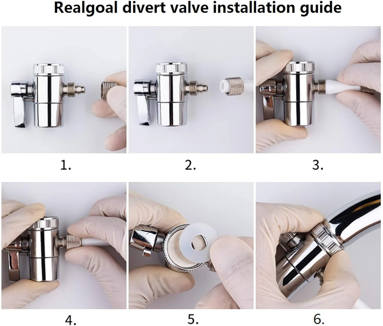 شیر انحرافی لوله 3/8 اینچ برای فیلترهای آب رومیزی، دستگاه تصفیه آب، سیستم اسمز معکوس، آداپتور شیر شیر انحرافی لوله 3/8 اینچ برای فیلترهای آب رومیزی، دستگاه تصفیه آب، سیستم اسمز معکوس، آداپتور شیر
