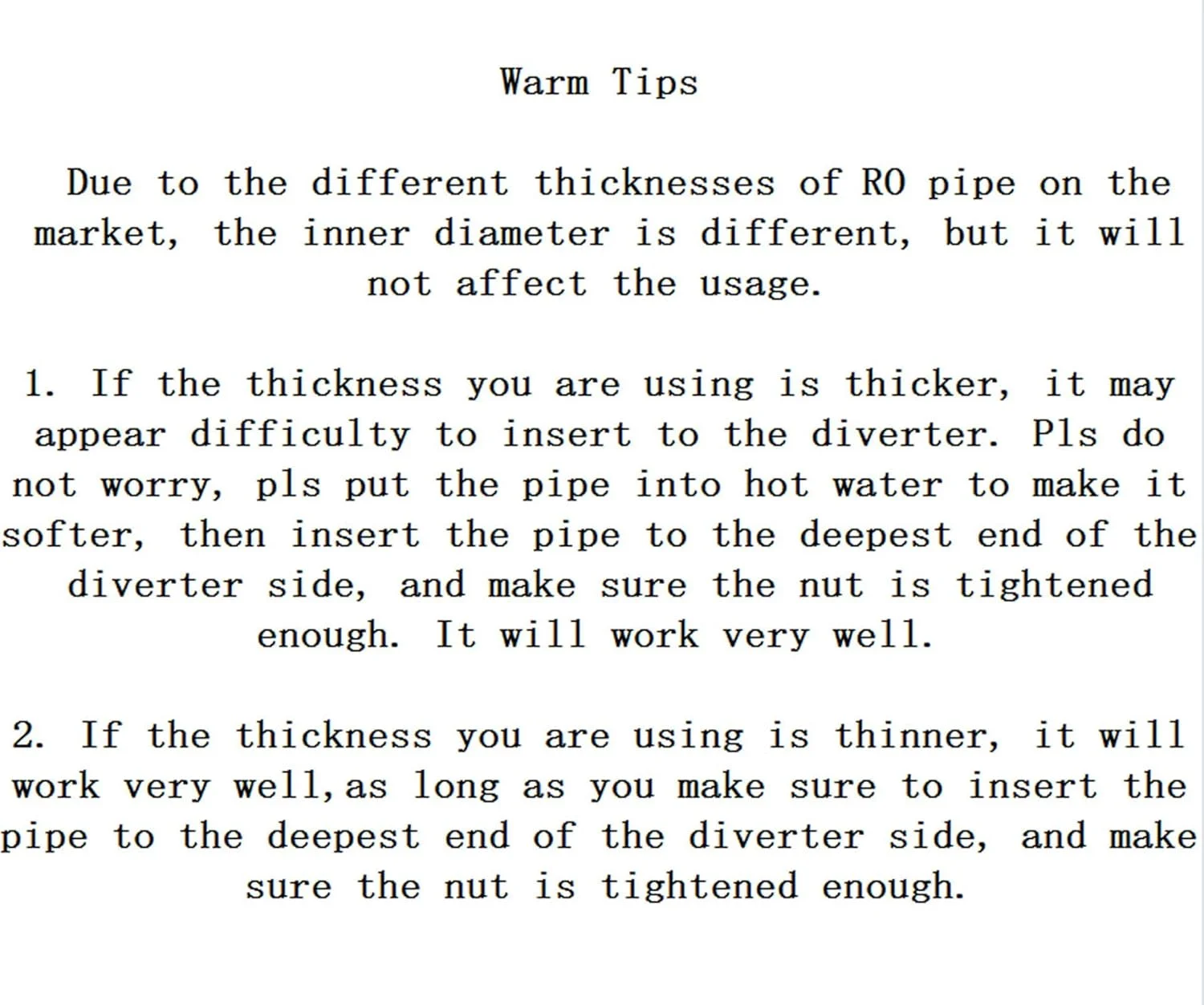 شیر انحرافی لوله 3/8 اینچ برای فیلترهای آب رومیزی، دستگاه تصفیه آب، سیستم اسمز معکوس، آداپتور شیر شیر انحرافی لوله 3/8 اینچ برای فیلترهای آب رومیزی، دستگاه تصفیه آب، سیستم اسمز معکوس، آداپتور شیر