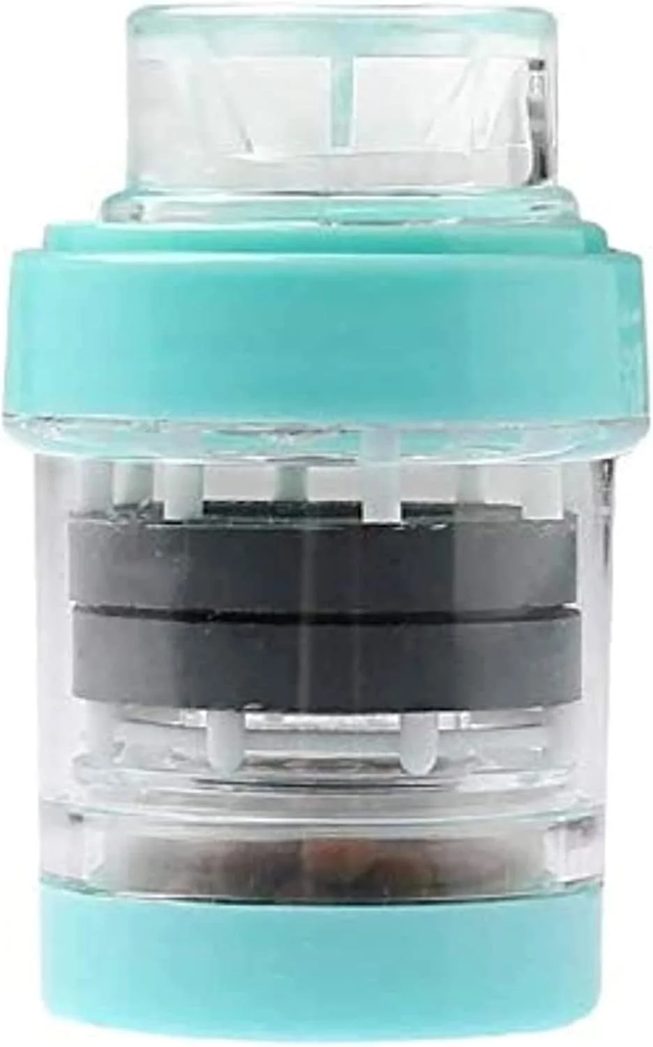 سیستم فیلتر آب مغناطیسی سولفار با سنگ پزشکی، تصفیه کننده شیر آب برای استفاده در آشپزخانه و حمام - (سبز)