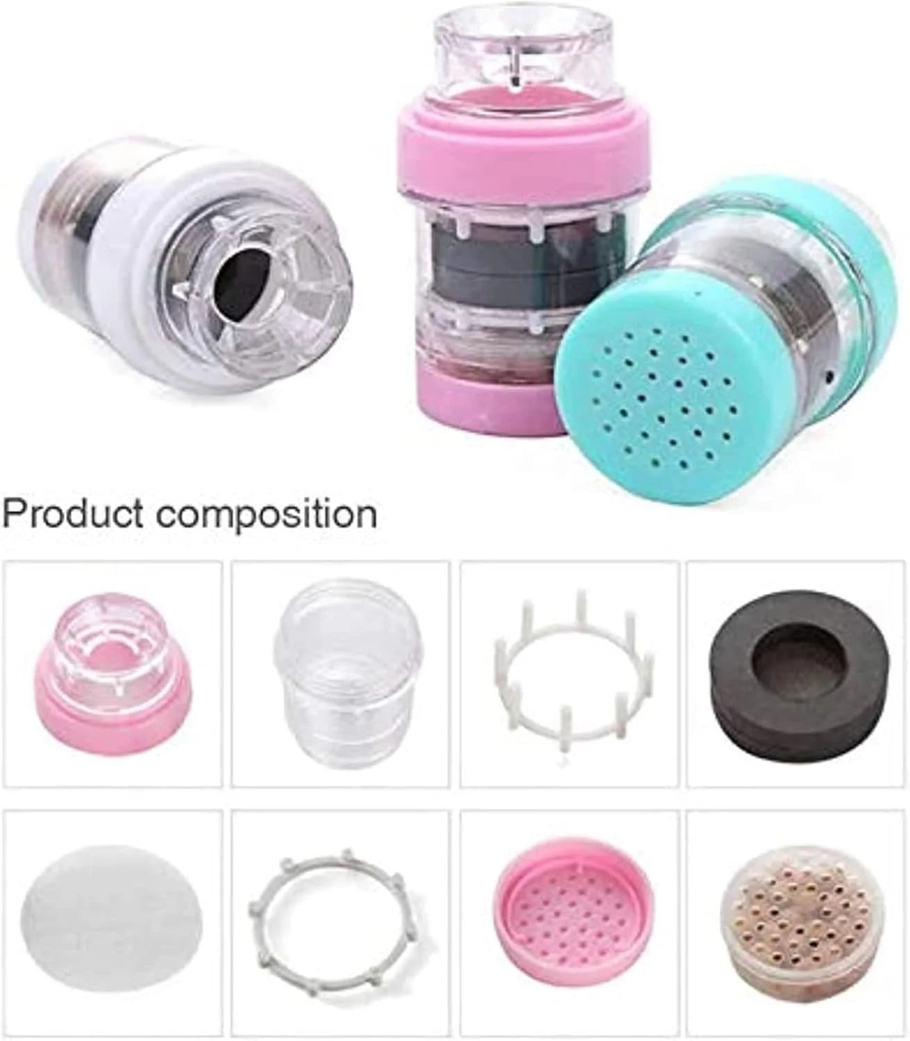 سیستم فیلتر آب مغناطیسی سولفار با سنگ پزشکی، تصفیه کننده شیر آب برای استفاده در آشپزخانه و حمام - (سبز) سیستم فیلتر آب مغناطیسی سولفار با سنگ پزشکی، تصفیه کننده شیر آب برای استفاده در آشپزخانه و حمام - (سبز)