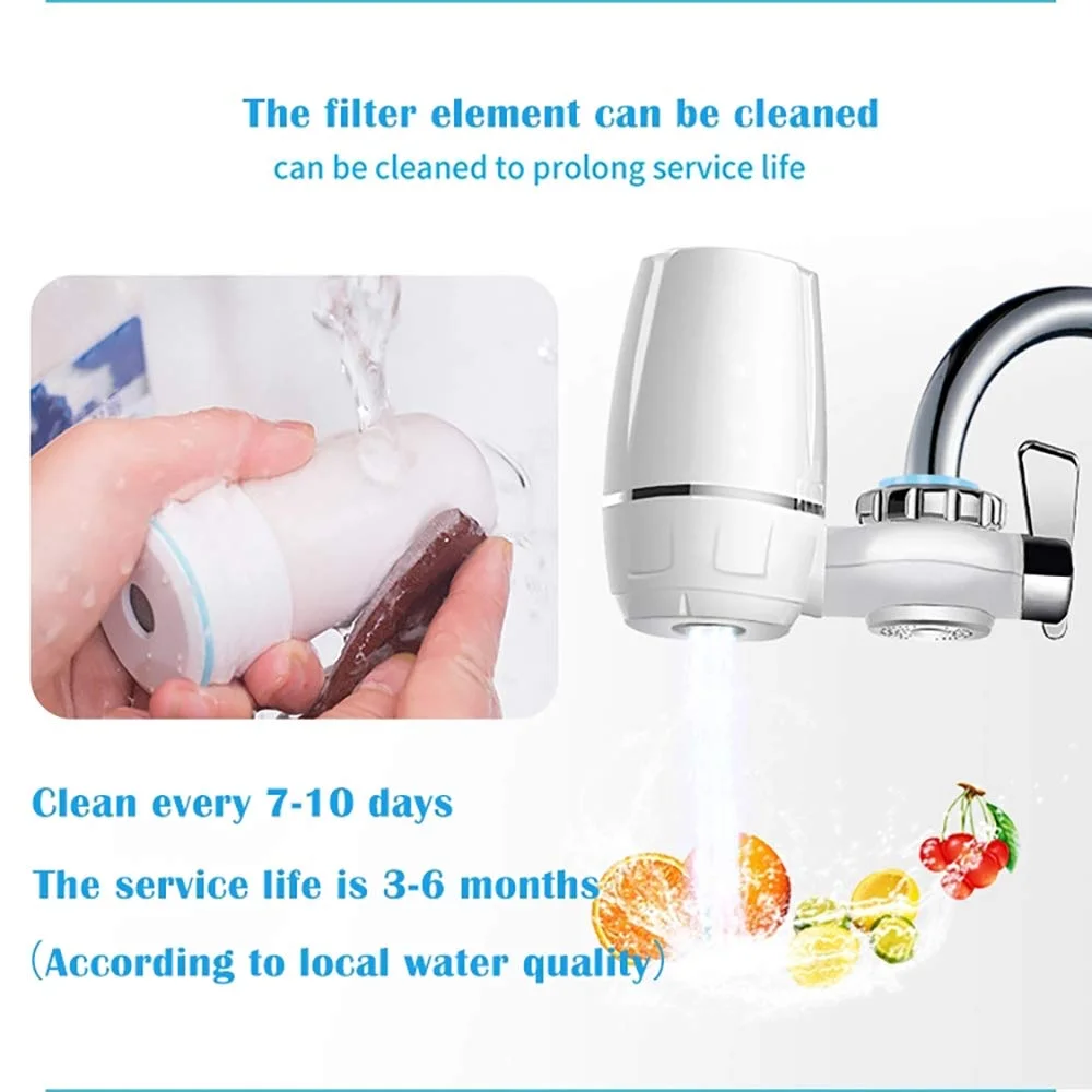 فیلتر آب شیر، مینی تصفیه کننده آب با فیلتر کربن فعال، فیلتر آب شیر آشپزخانه 7 مرحله ای، حذف رسوبات زنگ زدگی نصب آسان فیلتر آب شیر، مینی تصفیه کننده آب با فیلتر کربن فعال، فیلتر آب شیر آشپزخانه 7 مرحله ای، حذف رسوبات زنگ زدگی نصب آسان