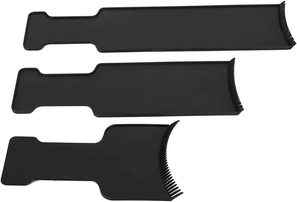 ست هایلایت بالیاژ، تخته رنگ مو 3 عددی، برس رنگ مو دندانه دار، برس هایلایت پدالی برای تخته بالیاژ، شانه برای رنگ کردن مو