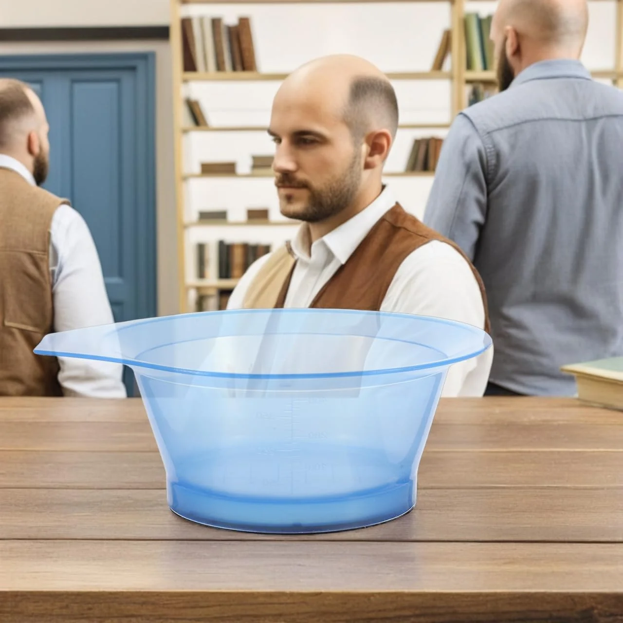 مجموعه ۶ عددی کاسه رنگ مو شفاف کالارون، کاسه های مخلوط کننده کاربردی برای رنگ کردن مو، قابل شستشو و استفاده مجدد برای آرایشگاه ها و رنگ کردن مو در خانه