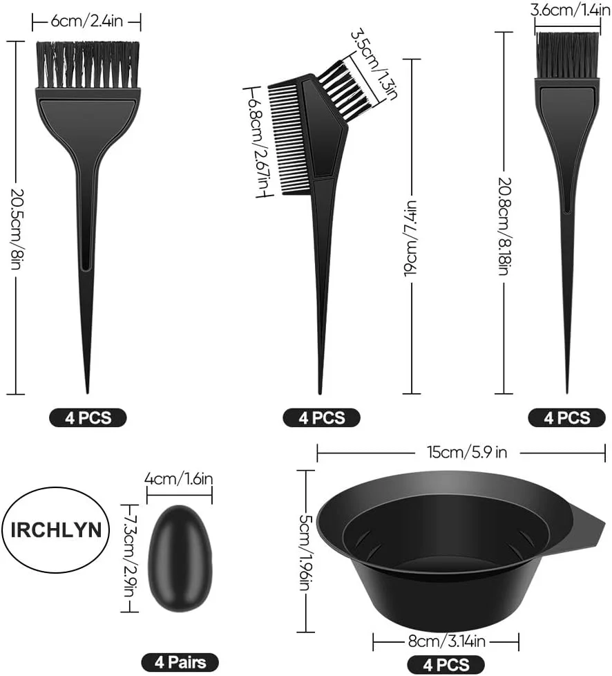 مجموعه برس و کاسه رنگ مو دکتر شف، کیت رنگ مو، ابزار رنگ آمیزی مو، شانه رنگ مو با پوشش گوش، گیره های آرایشگری و دستکش رنگ مو برای سالن و استفاده شخصی (78 تکه) مجموعه برس و کاسه رنگ مو دکتر شف، کیت رنگ مو، ابزار رنگ آمیزی مو، شانه رنگ مو با پوشش گوش، گیره های آرایشگری و دستکش رنگ مو برای سالن و استفاده شخصی (78 تکه)