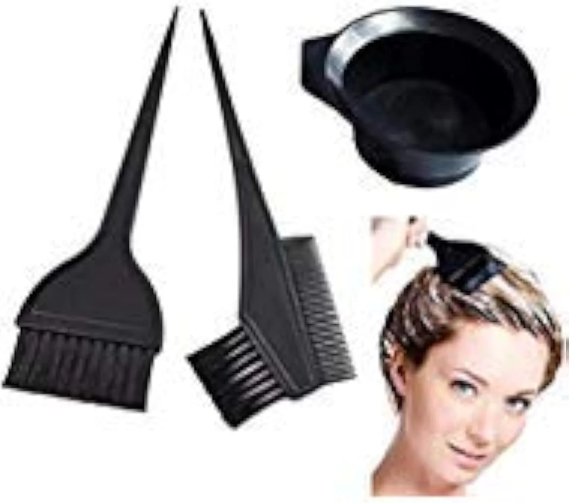 ست رنگ موی حرفه ای سالنی 3 تکه - برس رنگ و شانه/کاسه مخلوط/ابزار رنگ آمیزی توسط Marketing Eye USA Inc. ست رنگ موی حرفه ای سالنی 3 تکه - برس رنگ و شانه/کاسه مخلوط/ابزار رنگ آمیزی توسط Marketing Eye USA Inc.