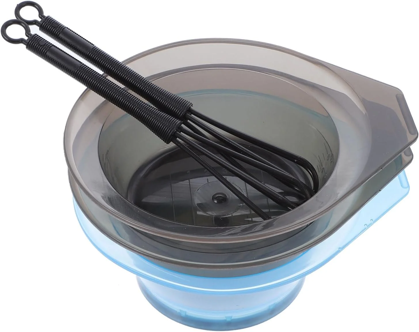 مجموعه ابزار رنگ مو هیلود شامل 5 قطعه با میله همزن و کاسه رنگ غیر لغزنده برای استفاده حرفه ای، طراحی شفاف برای آرایشگران و استفاده خانگی مجموعه ابزار رنگ مو هیلود شامل 5 قطعه با میله همزن و کاسه رنگ غیر لغزنده برای استفاده حرفه ای، طراحی شفاف برای آرایشگران و استفاده خانگی