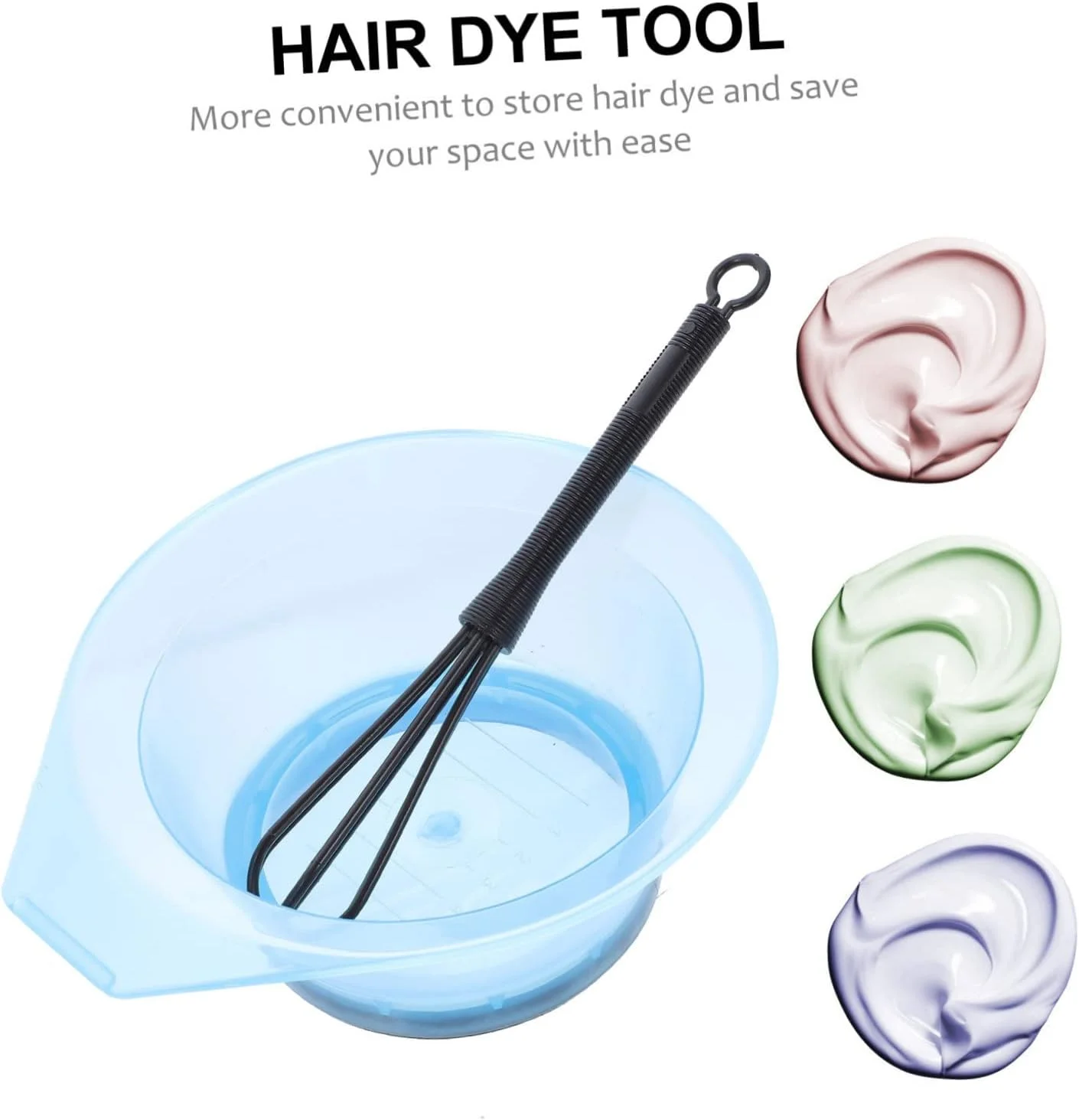 مجموعه ابزار رنگ مو هیلود شامل 5 قطعه با میله همزن و کاسه رنگ غیر لغزنده برای استفاده حرفه ای، طراحی شفاف برای آرایشگران و استفاده خانگی مجموعه ابزار رنگ مو هیلود شامل 5 قطعه با میله همزن و کاسه رنگ غیر لغزنده برای استفاده حرفه ای، طراحی شفاف برای آرایشگران و استفاده خانگی