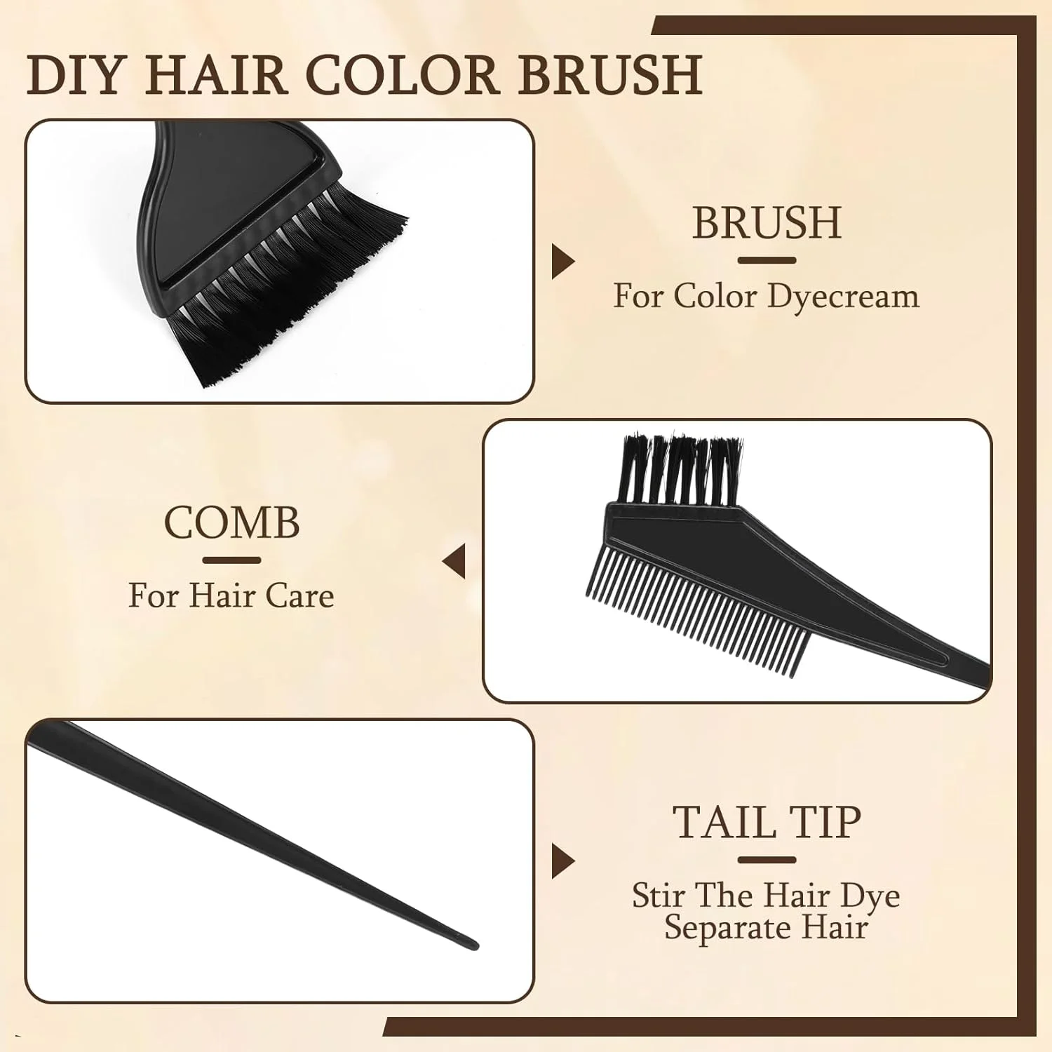 ست ۱۳ تکه برس رنگ مو، لوازم جانبی رنگ کردن مو با کلاه مش، کاسه تاشو، شانه رنگ مو، پوشش گوش، دستکش، سوزن، ابزار رنگ کردن مو برای زنان و دختران ست ۱۳ تکه برس رنگ مو، لوازم جانبی رنگ کردن مو با کلاه مش، کاسه تاشو، شانه رنگ مو، پوشش گوش، دستکش، سوزن، ابزار رنگ کردن مو برای زنان و دختران