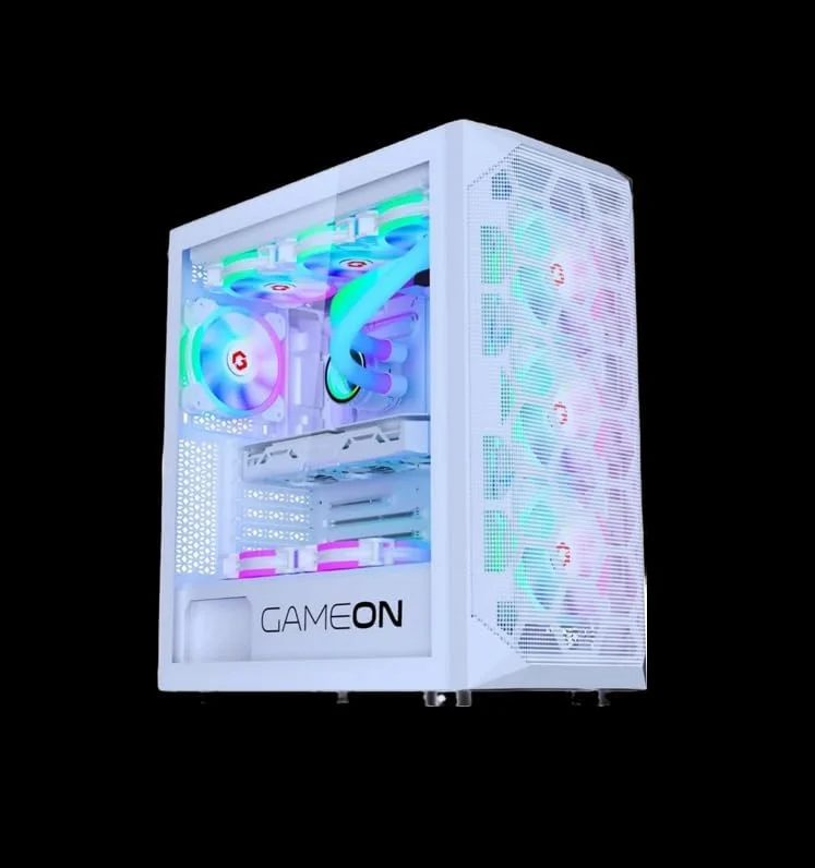 کامپیوتر رومیزی سفید قطبی مقرون به صرفه برای گیمینگ/ایستگاه کاری: پردازنده CORE I7 | گزینه کارت گرافیک | 16 گیگابایت رم | 512 گیگابایت NVME + 2 ترابایت HDD | ویندوز 11 | WIFI BT آماده (CORE I7 + کارت گرافیک GTX 1050 2GB)