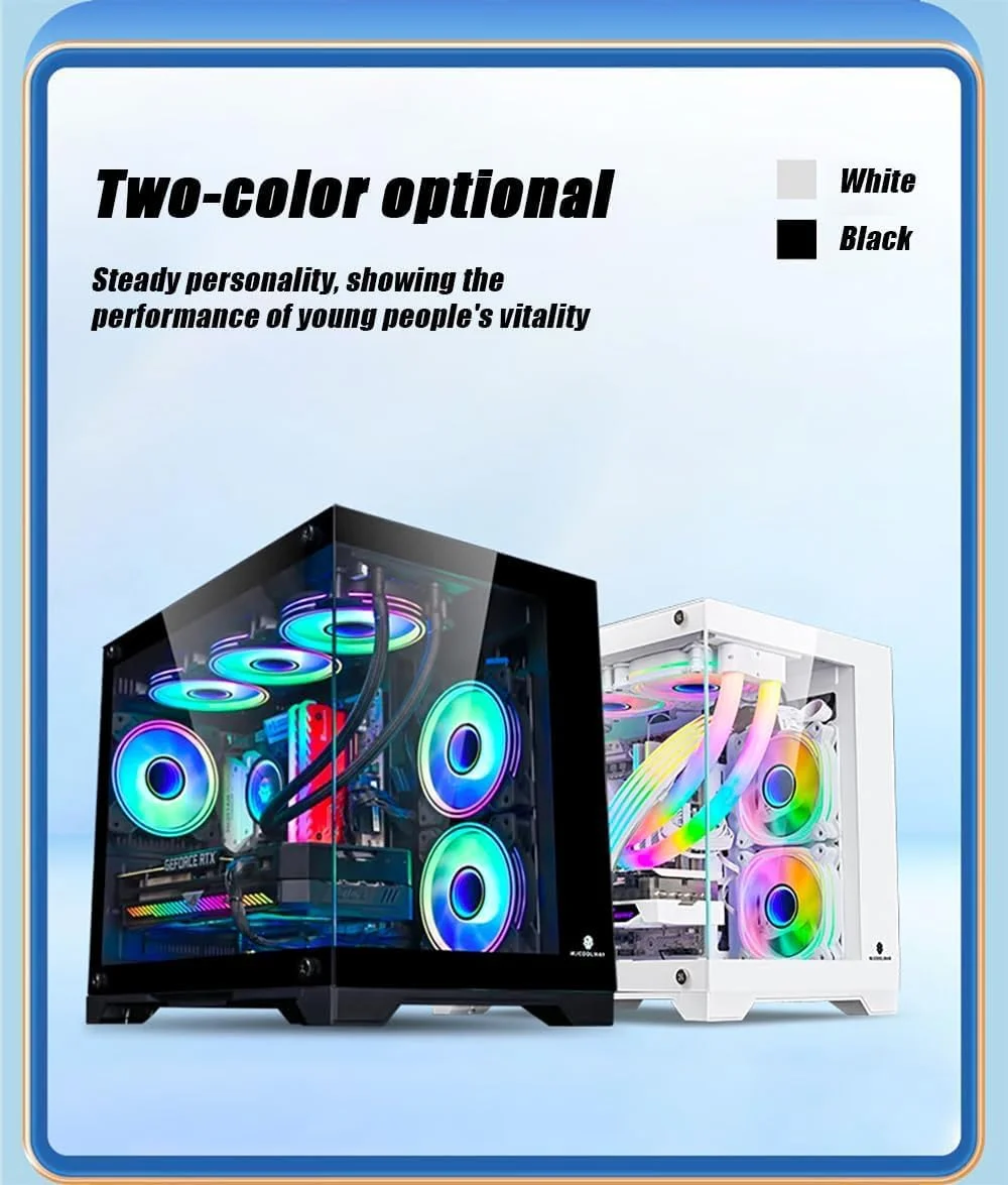 میکرو کامپیوتر رومیزی مقرون به صرفه برای گیمینگ/ایستگاه کاری: پردازنده CORE I7 | گزینه کارت گرافیک | 16 گیگابایت رم | 1 ترابایت NVME | ویندوز 11 | WIFI BT آماده (CORE I7 + کارت گرافیک GTX 750TI 2GB)