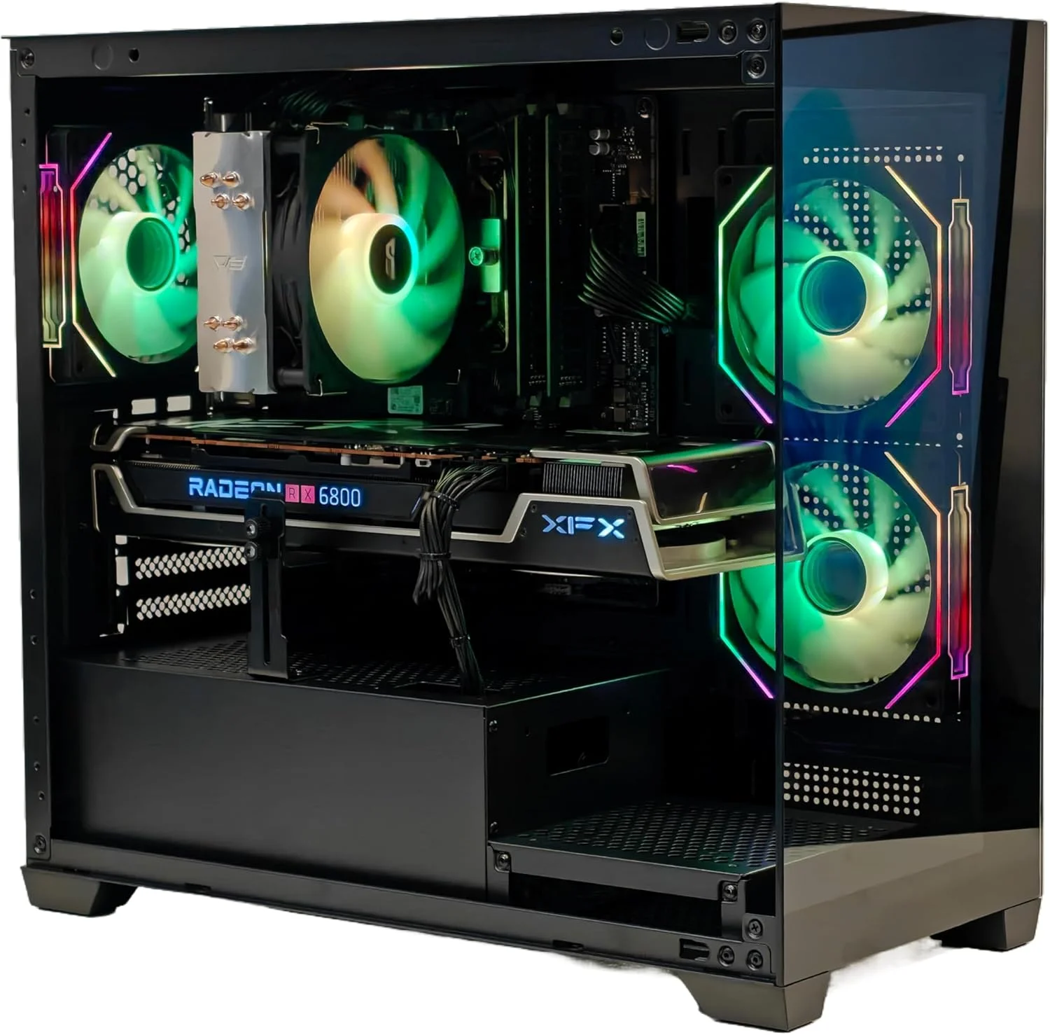 کامپیوتر گیمینگ AMD Ryzen 7-8700F تا 5.0 گیگاهرتز | کارت گرافیک RADEON AMD RX 6800 XT 16GB GDDR6 | رم 32GB DDR5 6000Mhz | حافظه SSD 1TB M.2 NVMe | ویندوز 11 پرو کامپیوتر گیمینگ AMD Ryzen 7-8700F تا 5.0 گیگاهرتز | کارت گرافیک RADEON AMD RX 6800 XT 16GB GDDR6 | رم 32GB DDR5 6000Mhz | حافظه SSD 1TB M.2 NVMe | ویندوز 11 پرو