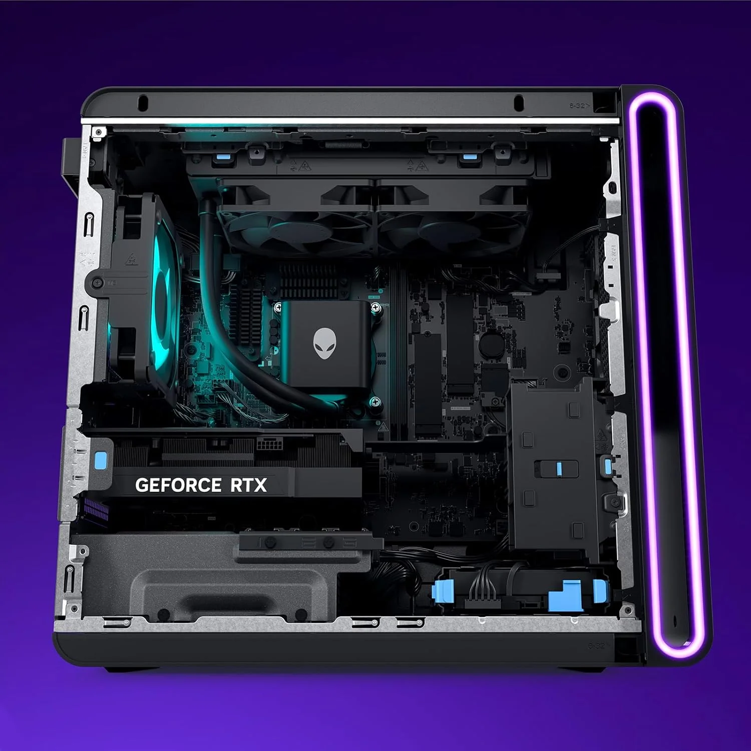 کامپیوتر رومیزی گیمینگ Alienware Aurora R16 • NVIDIA GeForce RTX 5080 GDDR7 • Intel Ultra 9 285K (24 هسته ای) • NPU AI • همراه با Office و درایو DVD اکسترنال • Win 11 Pro • WiFi 7 • 32GB DDR5, 1TB SDD, 2TB HDD