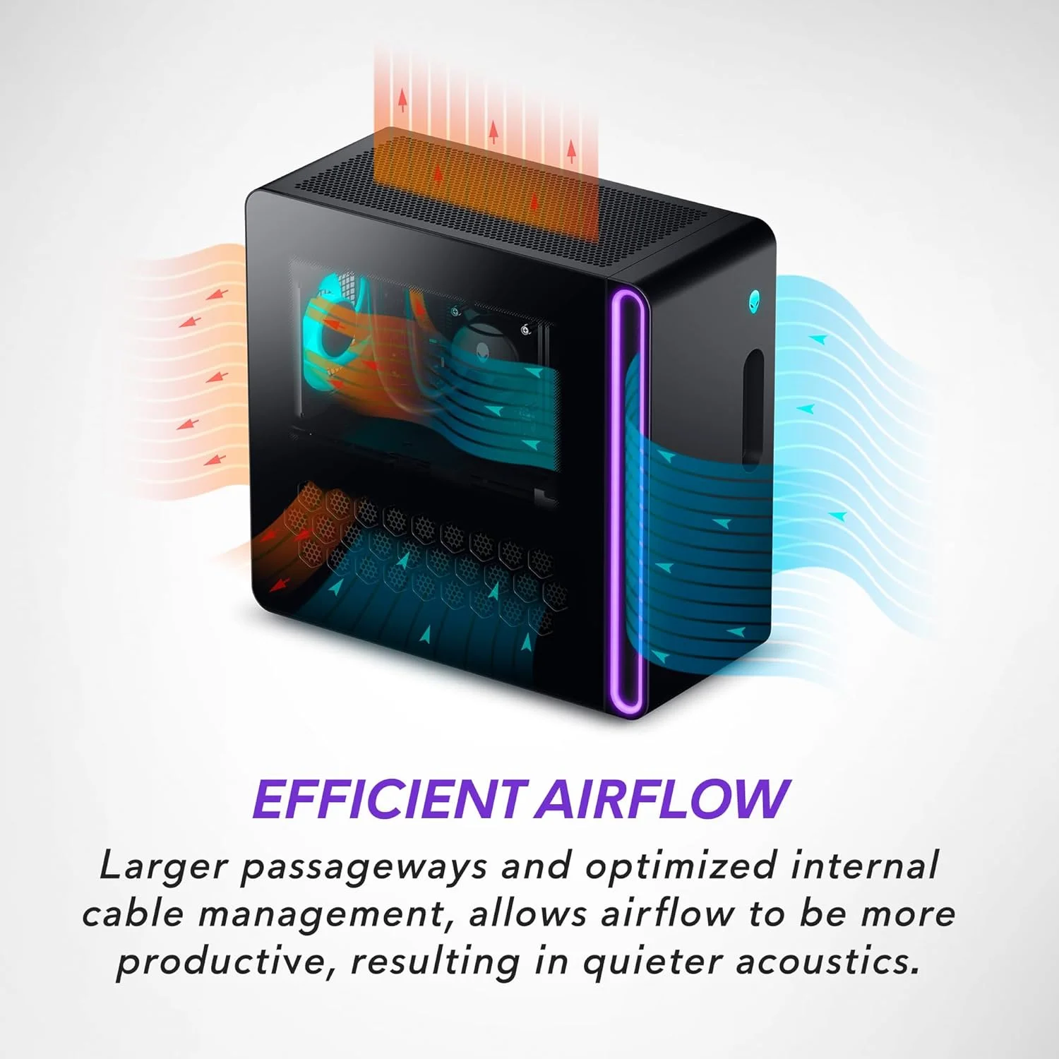 کامپیوتر گیمینگ Alienware Aurora R16 - پردازنده Intel Core i9-13900F، رم 32 گیگابایت DDR5، حافظه SSD 1 ترابایت + هارد دیسک 1 ترابایت، کارت گرافیک NVIDIA GeForce RTX 4070 12GB GDDR6X، ویندوز 11 هوم، پشتیبانی ویژه 1 ساله - مشکی بازالت