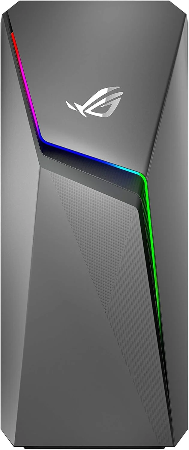 کامپیوتر رومیزی گیمینگ ایسوس ROG Strix GL10CS، پردازنده Intel Core i7-8700، کارت گرافیک GeForce GTX 1050، رم 8 گیگابایتی DDR4، هارد دیسک 1 ترابایتی 7200RPM، وای فای 802.11ac، ویندوز 10 هوم، GL10CS-DS751