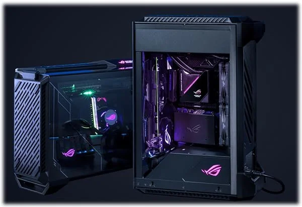 بهترین ارزش! رایانه رومیزی گیمینگ ASUS ROG ITX: پردازنده Core i7 | کارت گرافیک (انتخابی) | 16 گیگابایت رم | 1 ترابایت SSD NMVE/SATA | ویندوز 11 | وای فای بلوتوث آماده (ASUS ROG CORE I7 + GTX 1660 SUPER 6GB)