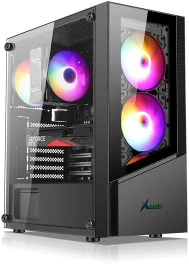 کامپیوتر گیمینگ/ایستگاه کاری اقتصادی: نئون Core i5 | گزینه کارت گرافیک | 16 گیگابایت رم DDR4 | 1 ترابایت NVME/SATA SSD | ویندوز 10 | وای فای و بلوتوث آماده (Core i5 6400 + GTX 960 4GB) کامپیوتر گیمینگ/ایستگاه کاری اقتصادی: نئون Core i5 | گزینه کارت گرافیک | 16 گیگابایت رم DDR4 | 1 ترابایت NVME/SATA SSD | ویندوز 10 | وای فای و بلوتوث آماده (Core i5 6400 + GTX 960 4GB)