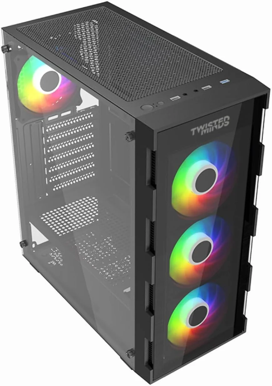 کامپیوتر رومیزی اقتصادی مناسب گیمینگ/ایستگاه کاری: پردازنده RYZEN 7 | رم 16 گیگابایتی | انتخاب کارت گرافیک با شما | 512 گیگابایت NVME + 2 ترابایت HDD | ویندوز 11 | WIFI BT آماده (RYZEN 7 + RTX 3060 12GB DDR6)