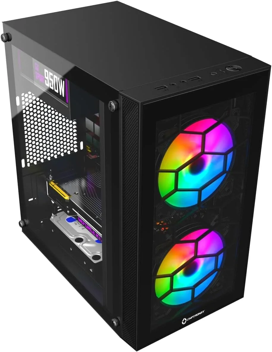 کامپیوتر رومیزی گیمینگ CHIST (پردازنده Core i7-860 / رم 8 گیگابایت / اس اس دی 512 گیگابایت / کارت گرافیک GT 730 4GB / مانیتور 22 اینچ فول اچ دی / کیبورد و ماوس / وای فای / آماده بازی) ویندوز، اینتل