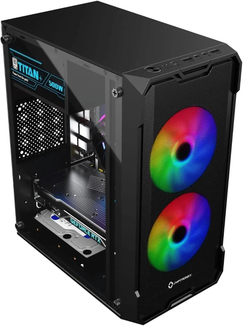 کامپیوتر کامل رومیزی CHIST، پردازنده Core i5، رم 8 گیگابایتی DDR3، حافظه SSD 512 گیگابایتی، گرافیک GT 730 4GB، مانیتور 22 اینچی HD LED، ماوس کیبورد مخصوص بازی، ویندوز 10، وای فای-بلوتوث