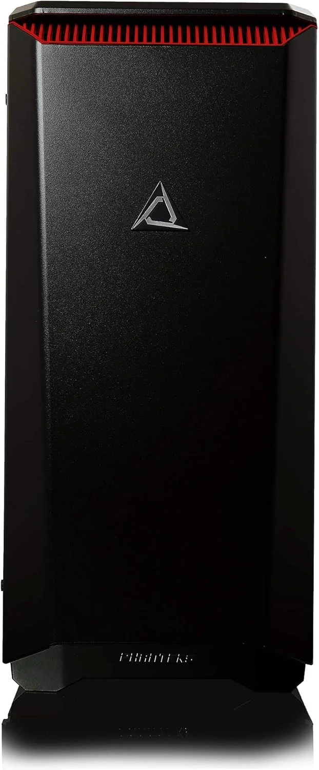 CLX Set - کامپیوتر رومیزی گیمینگ الیت - خنک کننده مایع Intel i9 9900K 3.6GHz (حداکثر توربو 5.0GHz)، Z390 ATX، 16GB DDR4، GeForce RTX 2070 8GB، 960GB SSD+3TB HDD، کیس Mid-Tower مشکی/قرمز با فن های قرمز، Windows 10 Home