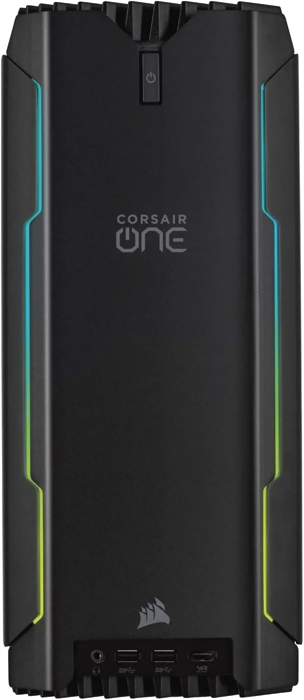 کامپیوتر رومیزی گیمینگ جمع و جور CORSAIR ONE i140 با پردازنده i9-9900K و 32 گیگابایت رم مدل CS-9020003-NA