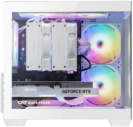 کامپیوتر گیمینگ/ایستگاه کاری mATX سفارشی: پردازنده Corei5 12400F | رم 32 گیگابایت | NVME 1 ترابایت | ویندوز 11 | WIFI BT آماده (i5 12400F + RTX 5070 12GB)