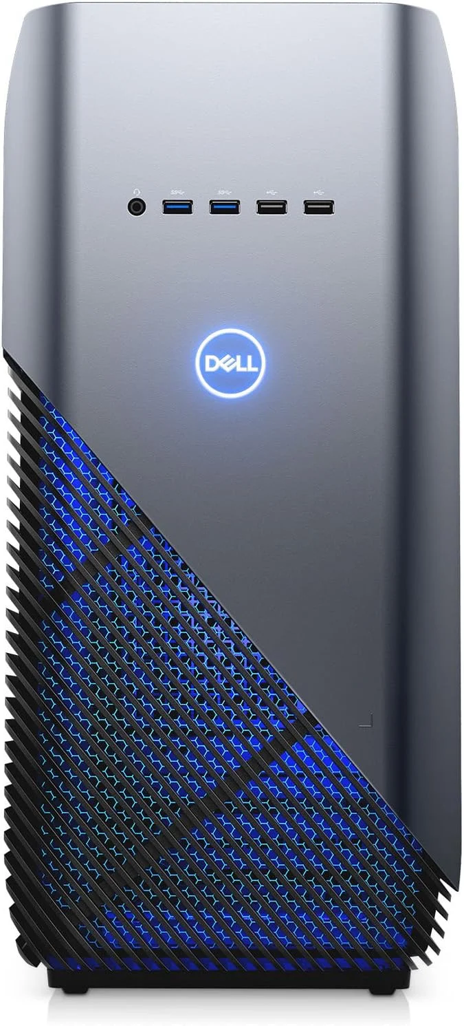 کامپیوتر رومیزی مخصوص بازی Dell Inspiron 5680 نسل هشتم پردازنده Intel Core I7 8700 شش هسته ای تا 4.60 گیگاهرتز 16 گیگابایت رم DDR4 256 گیگابایت SSD 1 ترابایت هارد دیسک SATA کارت گرافیک 8 گیگابایت Nvidia Geforce GTX 1070 ویندوز 10 پرو آبی