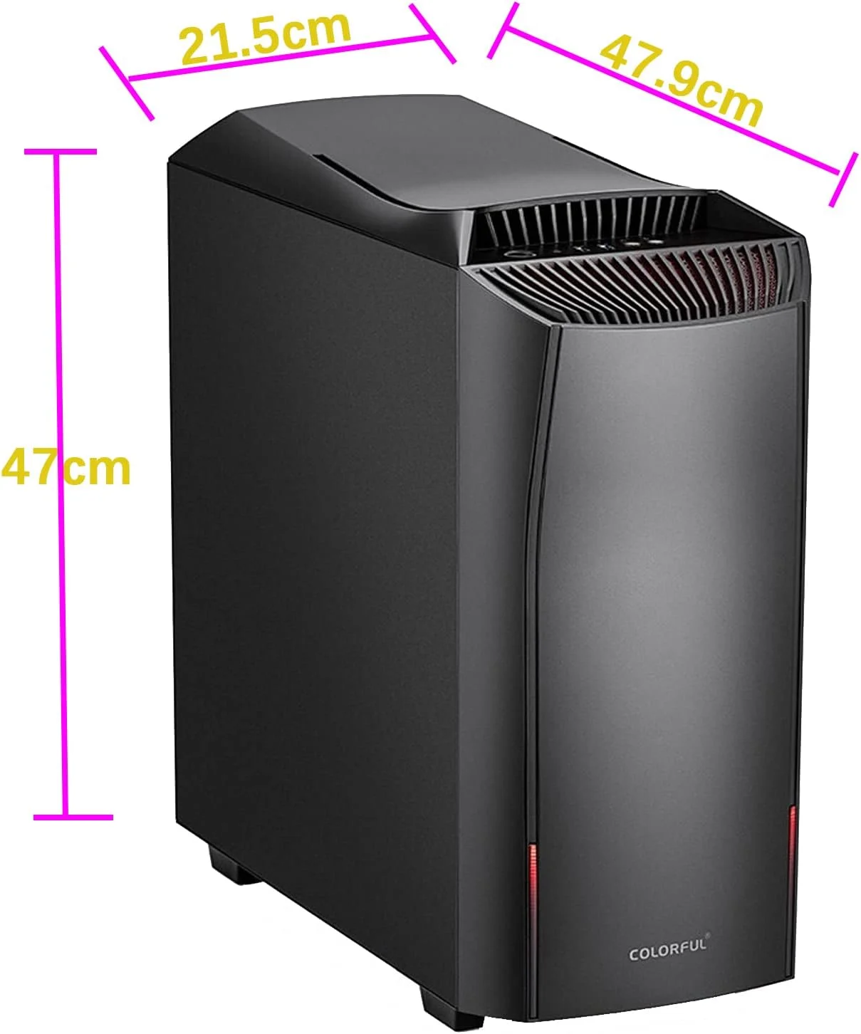 کامپیوتر رومیزی رنگارنگ DASEEN، پردازنده Intel Core i5-10400 تا 4.3 گیگاهرتز، کارت گرافیک GTX1660S 6G، رم 16 گیگابایتی DDR4 2666 مگاهرتز، SSD 500 گیگابایتی M.2، فن خنک کننده 12 سانتی متری، ویندوز 10