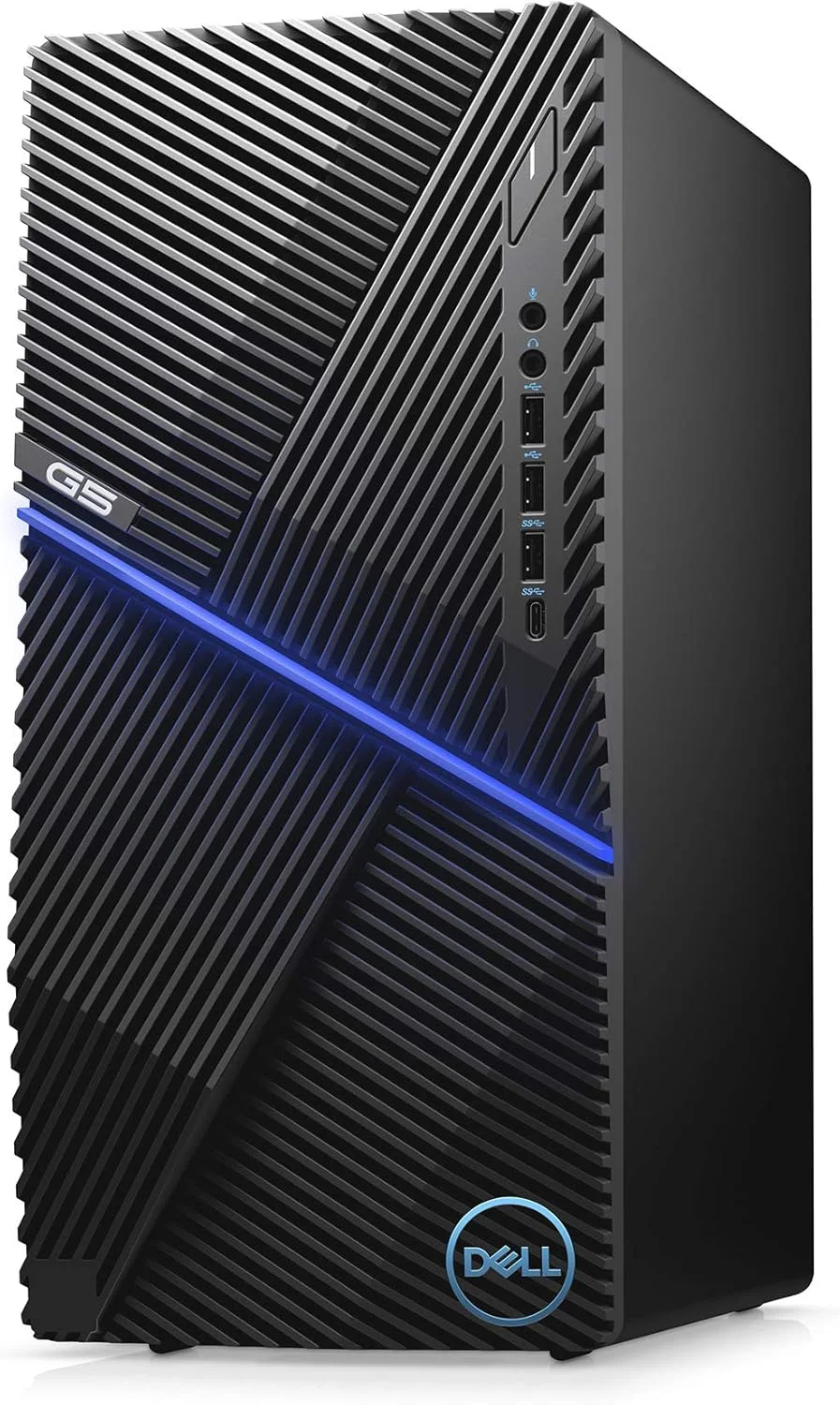 کامپیوتر رومیزی مخصوص بازی Dell G5 Tower 5090 (مشکی)، پردازنده Intel Core i5-9400، رم 8 گیگابایت DDR4، حافظه 256 SSD + 1 ترابایت HDD، کارت گرافیک Nvidia GeForce GTX 1660 Ti 6GB GDDR6، ویندوز 10 هوم