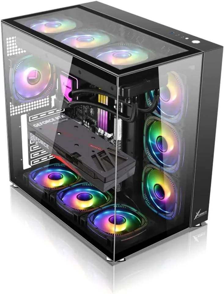 کامپیوتر رومیزی اقتصادی گیمینگ/ایستگاه کاری: CORE I5 10400F | رم 16 گیگابایت | انتخاب کارت گرافیک | 1 ترابایت NVME/SATA SSD | ویندوز 11 | وای فای و بلوتوث آماده (CORE I5 10400F + GTX 1660 SUPER 6GB DDR6)