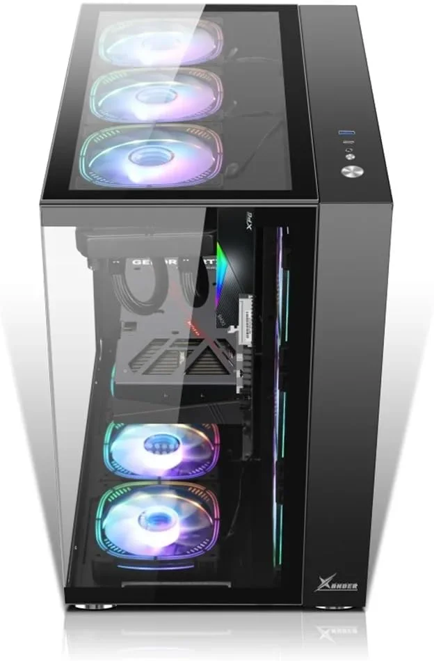 کامپیوتر رومیزی اقتصادی گیمینگ/ایستگاه کاری: CORE I5 10400F | رم 16 گیگابایت | انتخاب کارت گرافیک | 1 ترابایت NVME/SATA SSD | ویندوز 11 | وای فای و بلوتوث آماده (CORE I5 10400F + GTX 1660 SUPER 6GB DDR6)