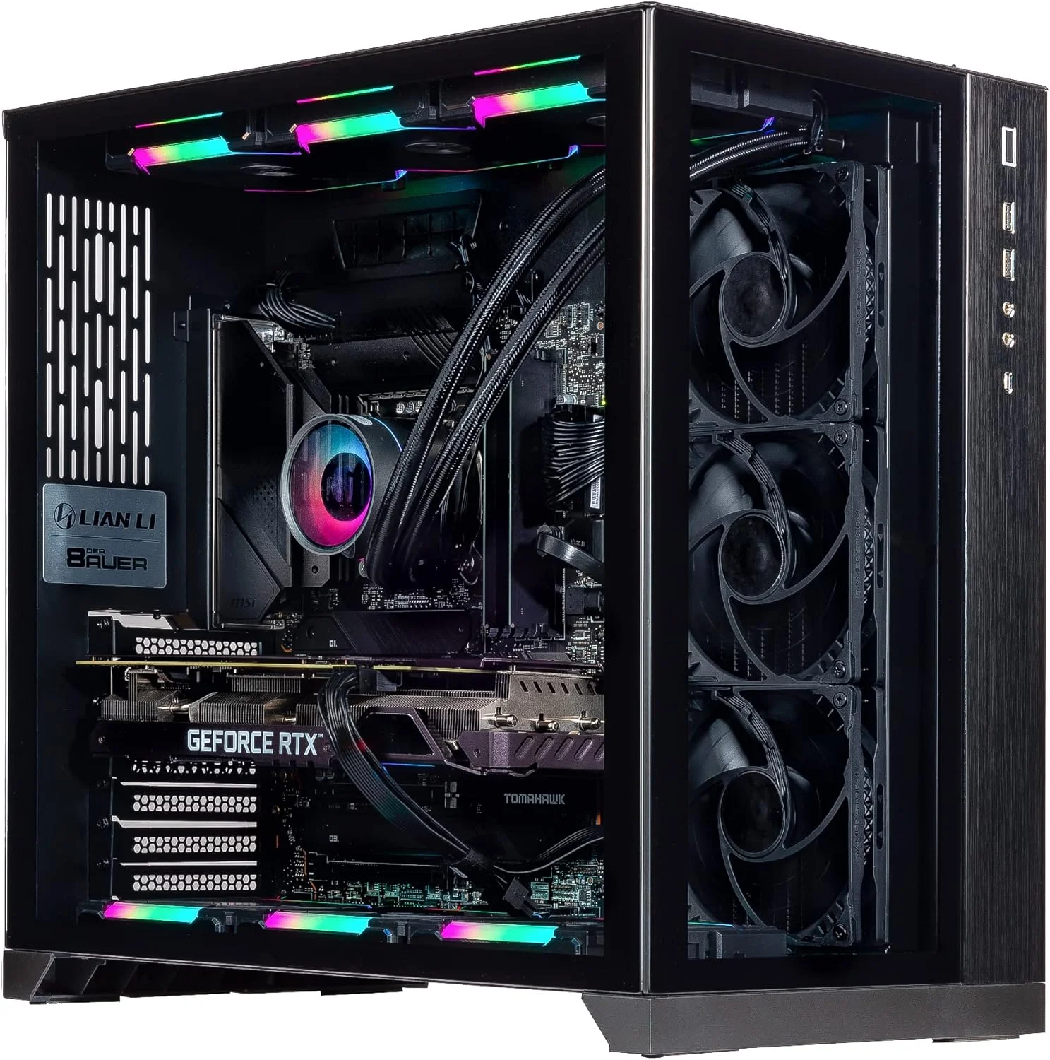 کامپیوتر رومیزی گیمینگ Velztorm Orix (پردازنده Intel i9-12900K، کارت گرافیک GeForce RTX 5070، رم 32 گیگابایت DDR5، حافظه SSD 2 ترابایت PCIe، خنک کننده مایع 360mm AIO، منبع تغذیه 850W، وای فای 6E، بلوتوث 5.2، RJ-45، 1 پورت Display، HDMI، ویندوز 11 پرو)